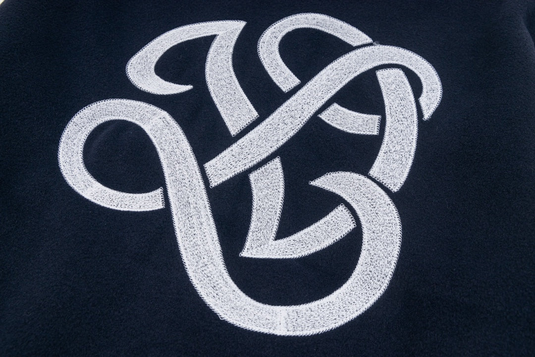 Embroidered baseball jacket