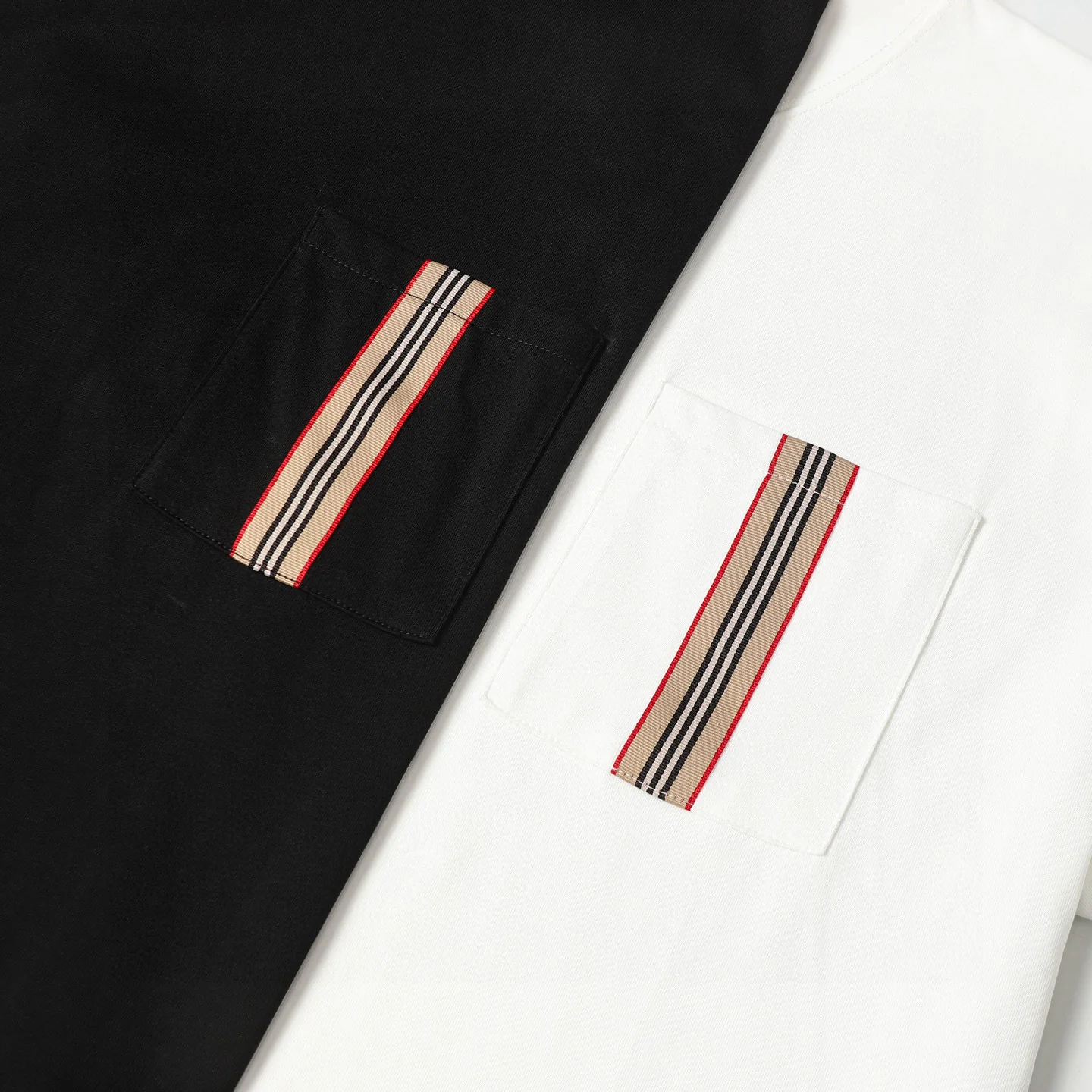 Pocket crew neck cotton T-shirt