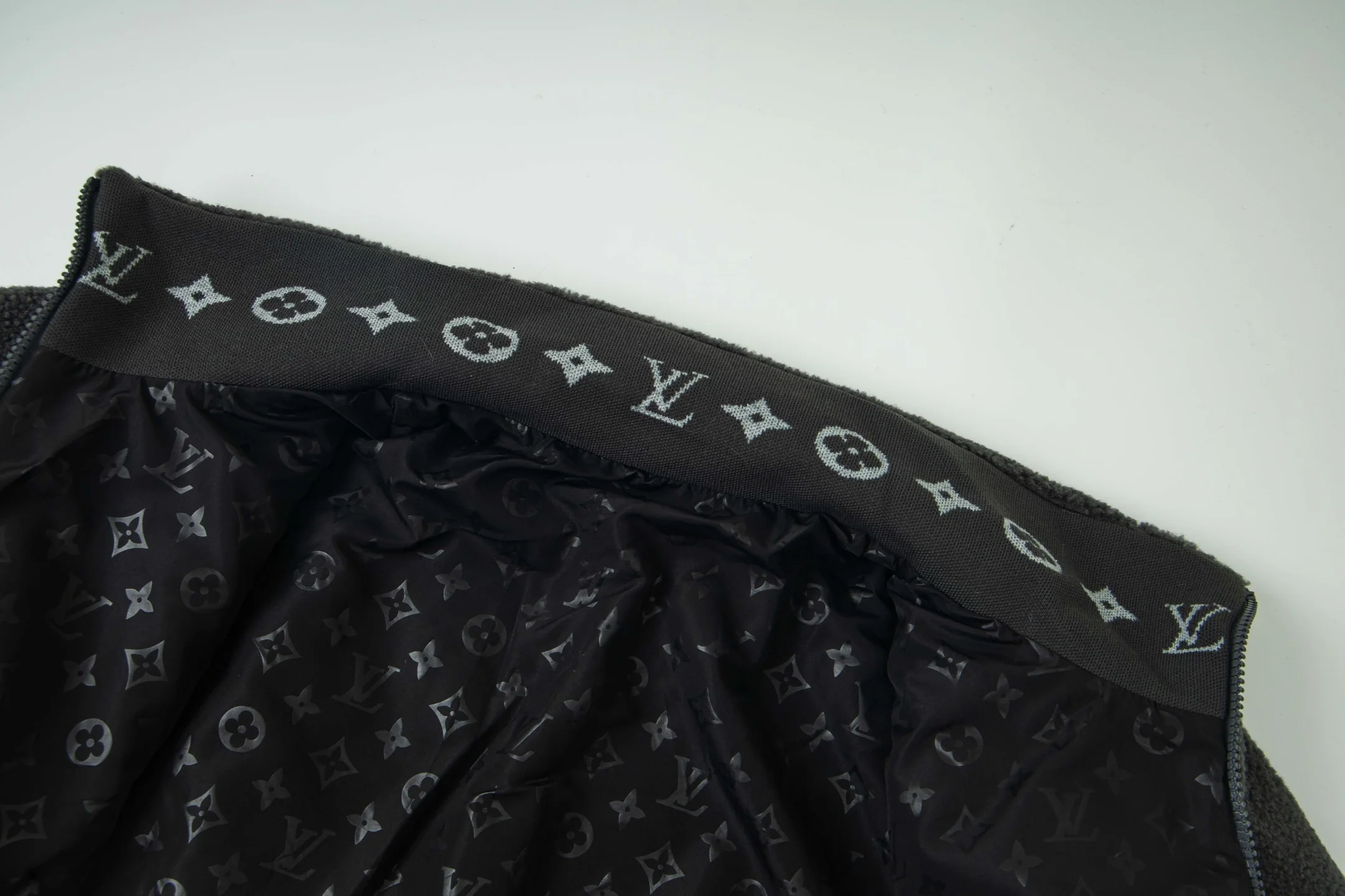 Lambskin jacquard jacket