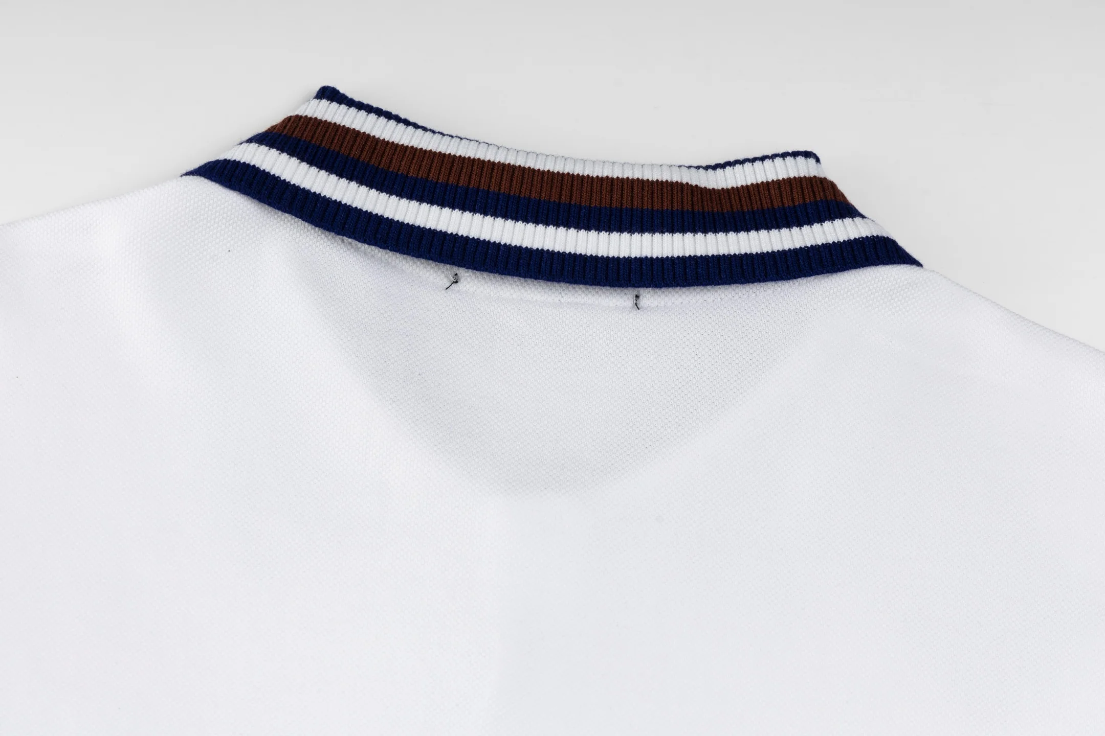 Lapel cotton polo shirt
