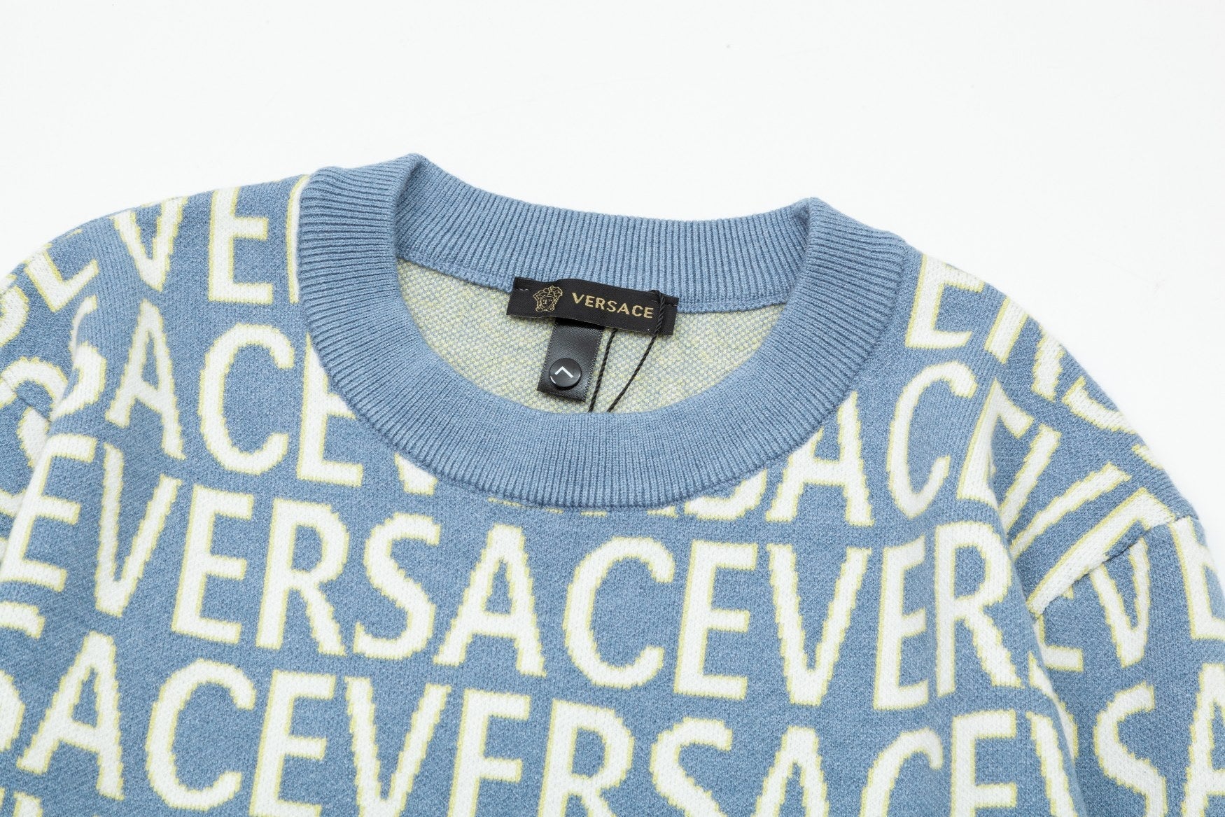 knitted jacquard sweatshirt