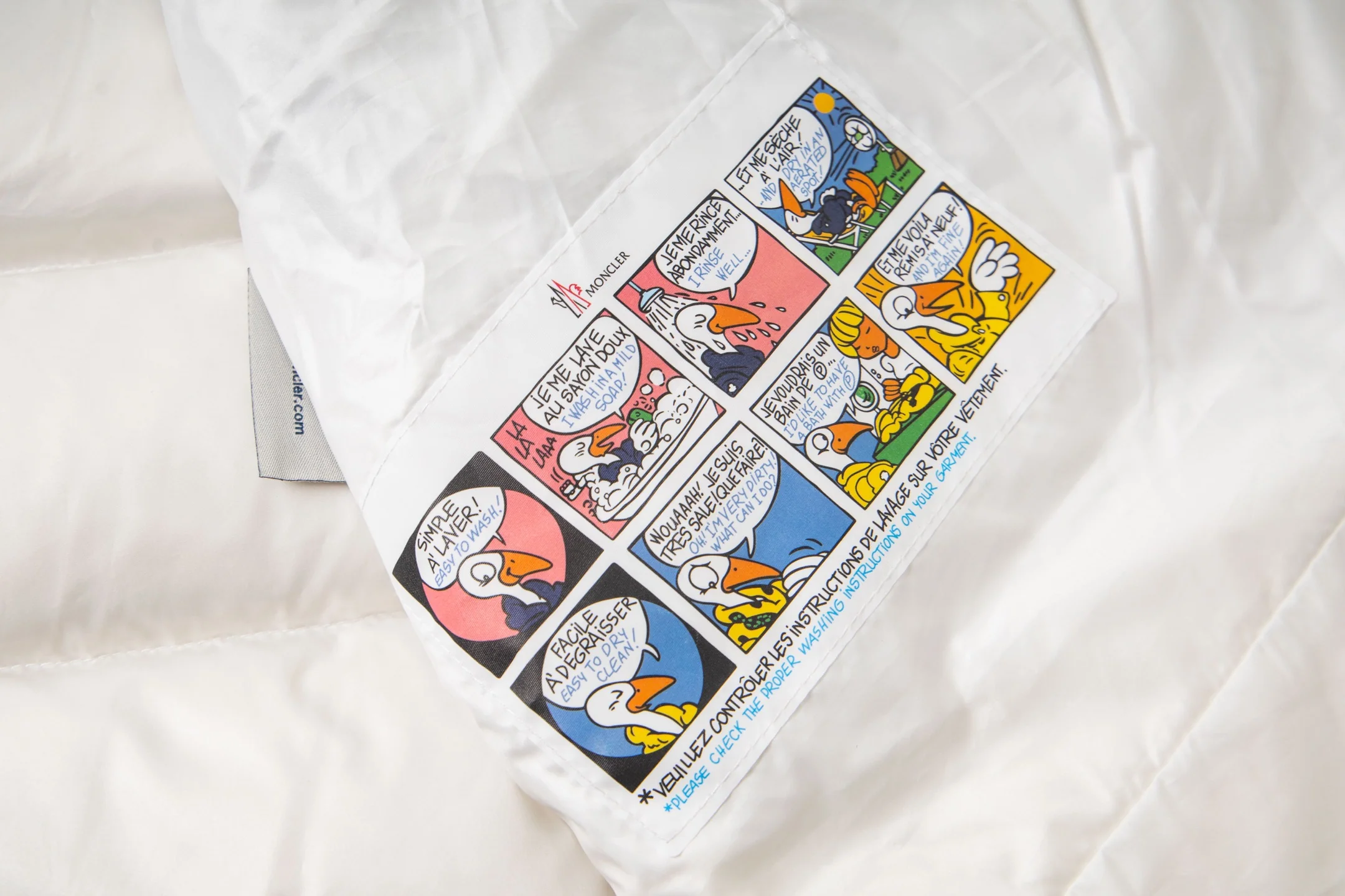 Printed hooded down vest