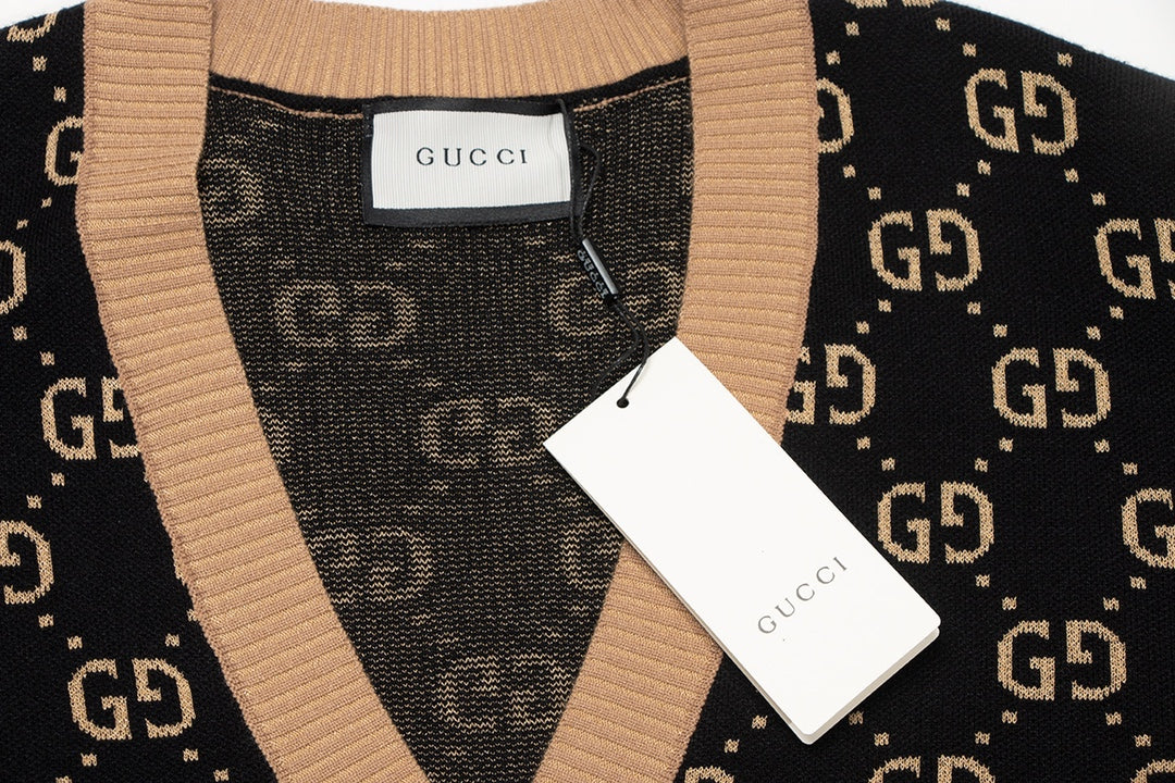 Jacquard cashmere sweater cardigan