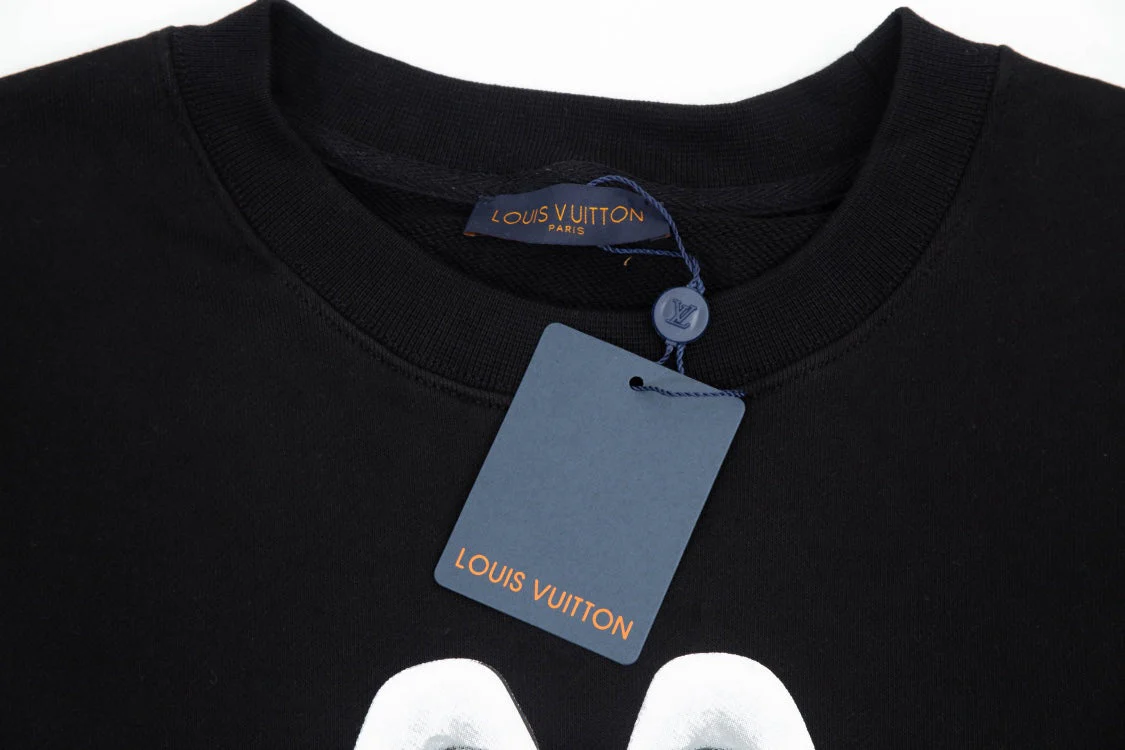 Knitted printed sweatshirt