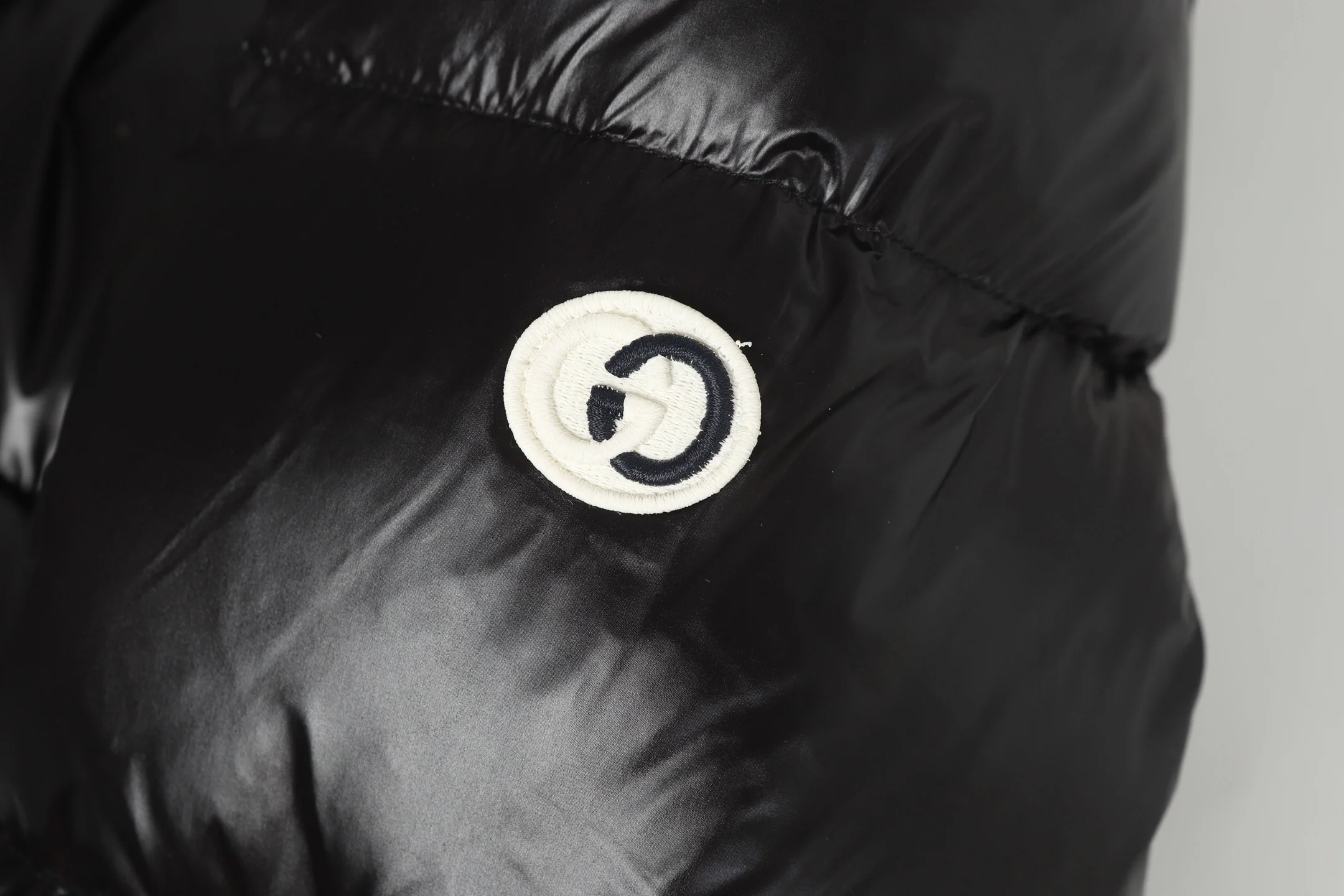 Web stand collar down jacket