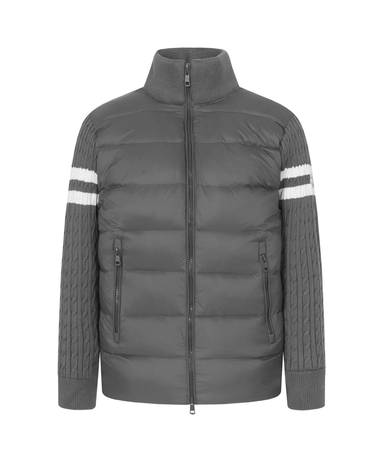 wool knitted down jacket