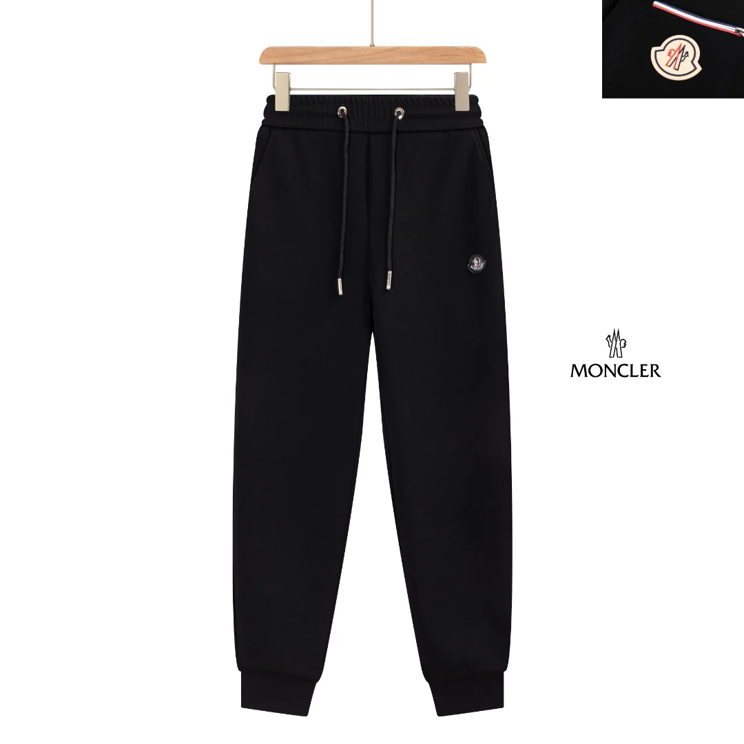 Embroidered cotton cord trousers