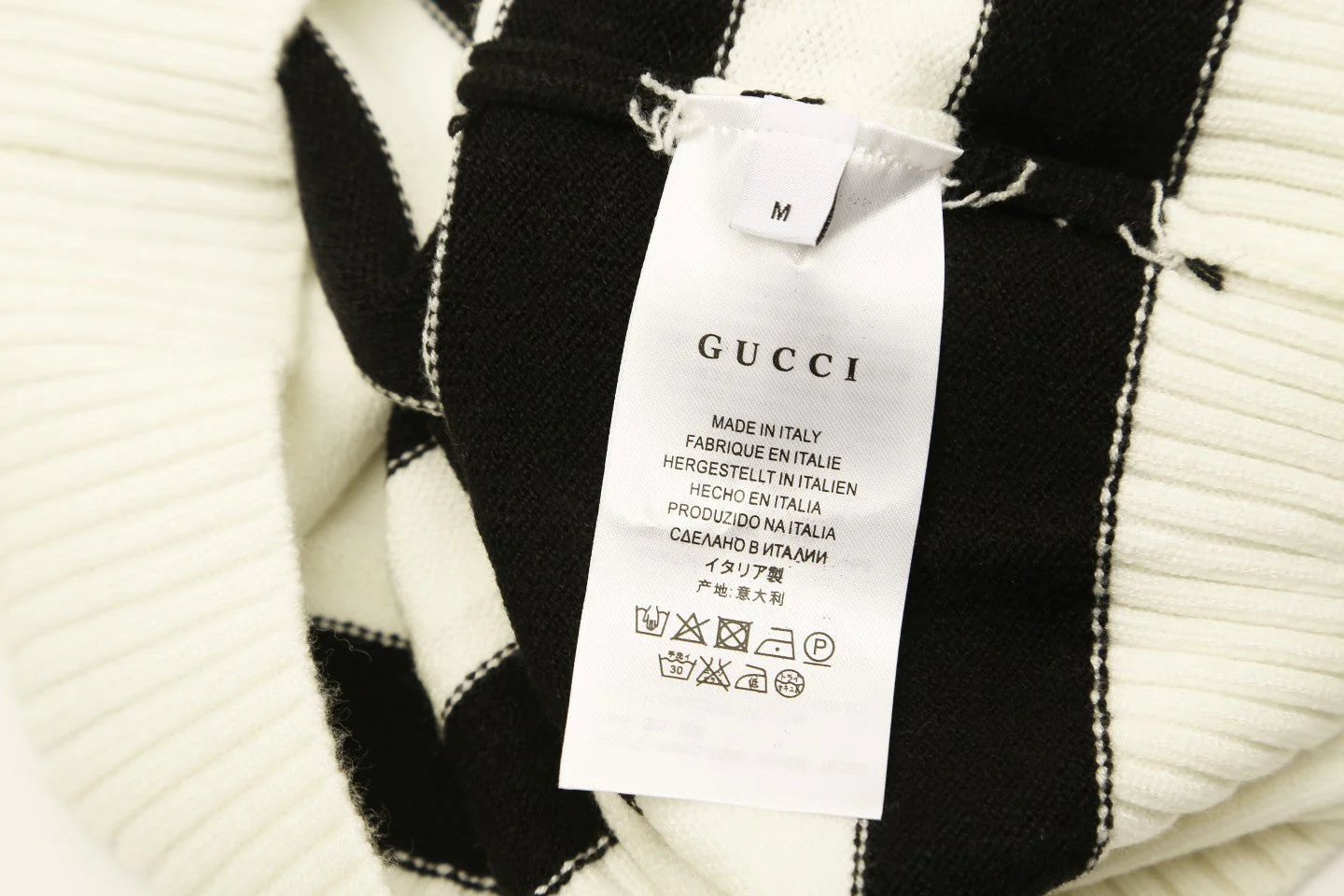 knitted jacquard sweatshirt