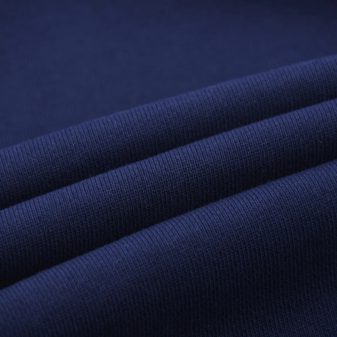 Embroidered cotton hooded sweatshirt