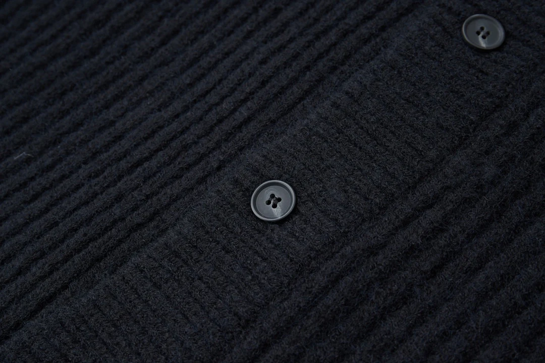 Embroidered knitted sweater cardigan