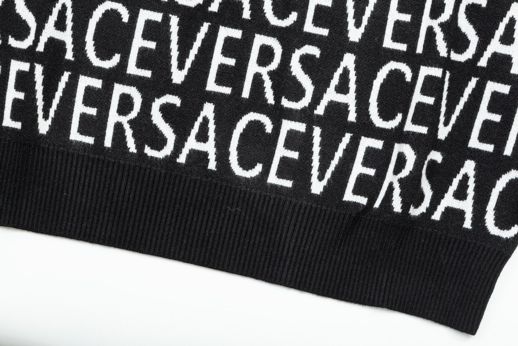 knitted jacquard sweatshirt