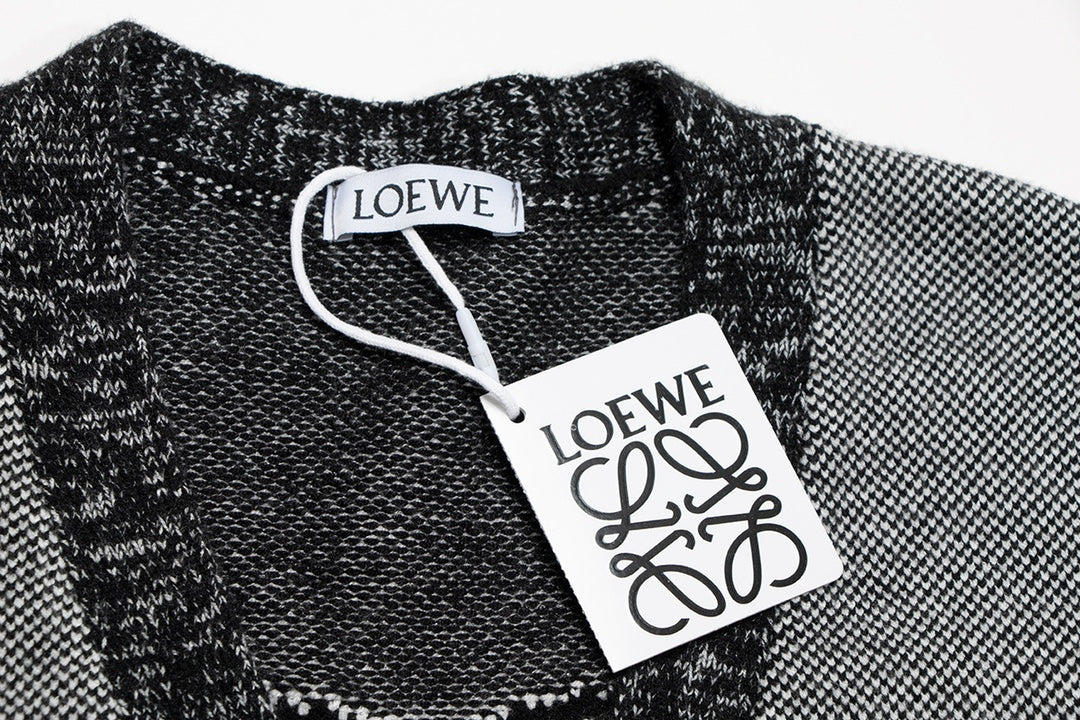 Jacquard cashmere sweater cardigan