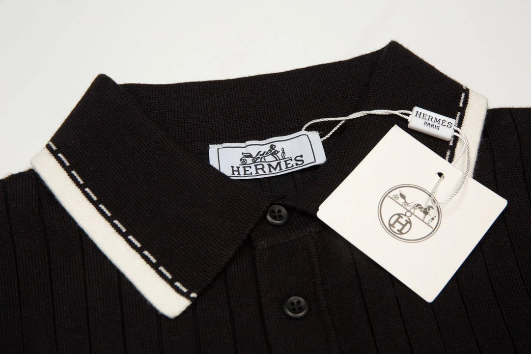 Knitted lapel cashmere sweatshirt