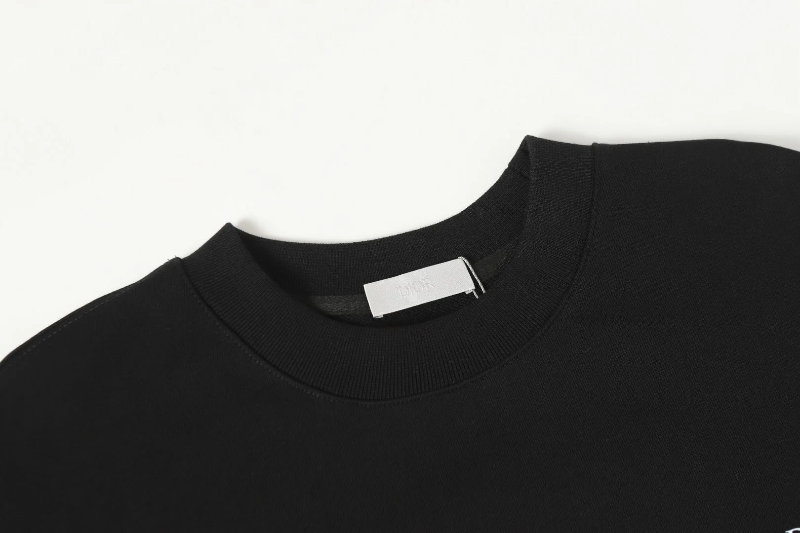 Knitted printed sweatshirt