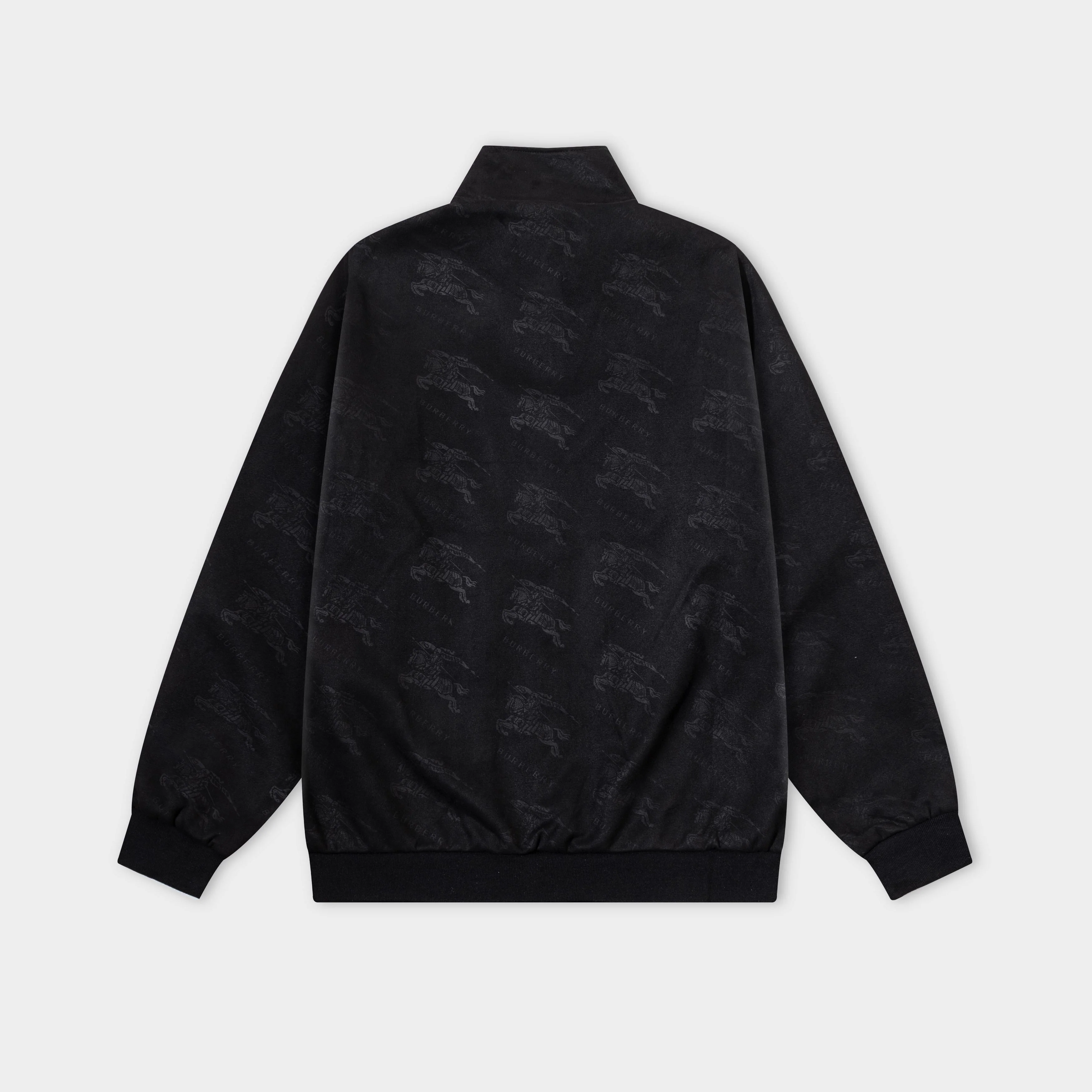 Suede jacquard jacket