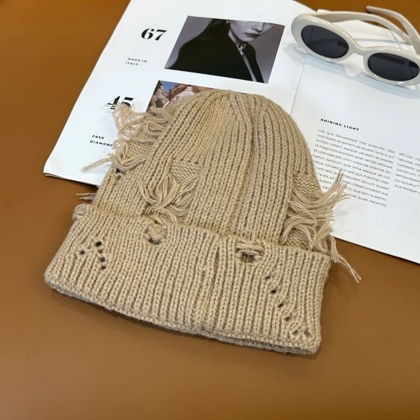 Metal Monogram Cashmere Beanie