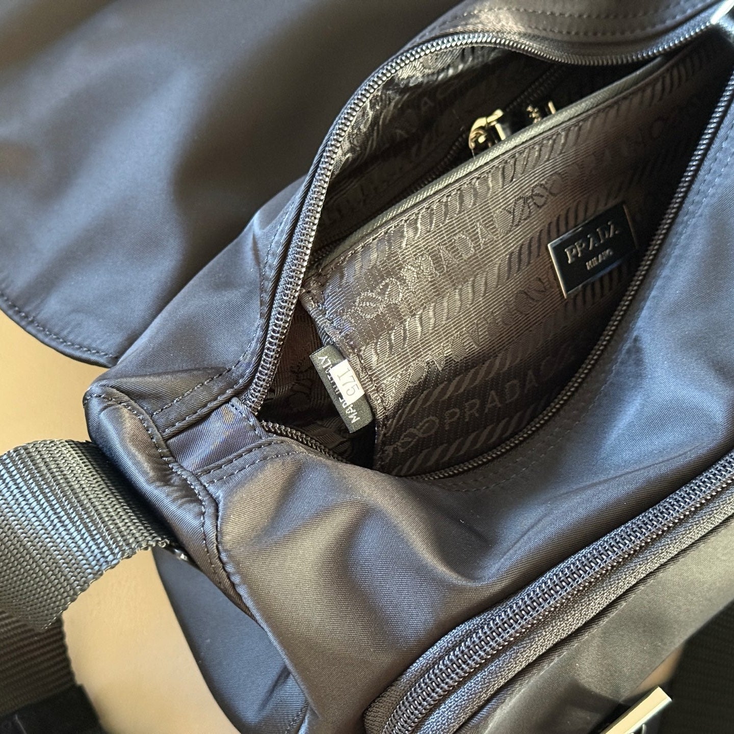 Unisex Recycled Nylon Crossbody Bag