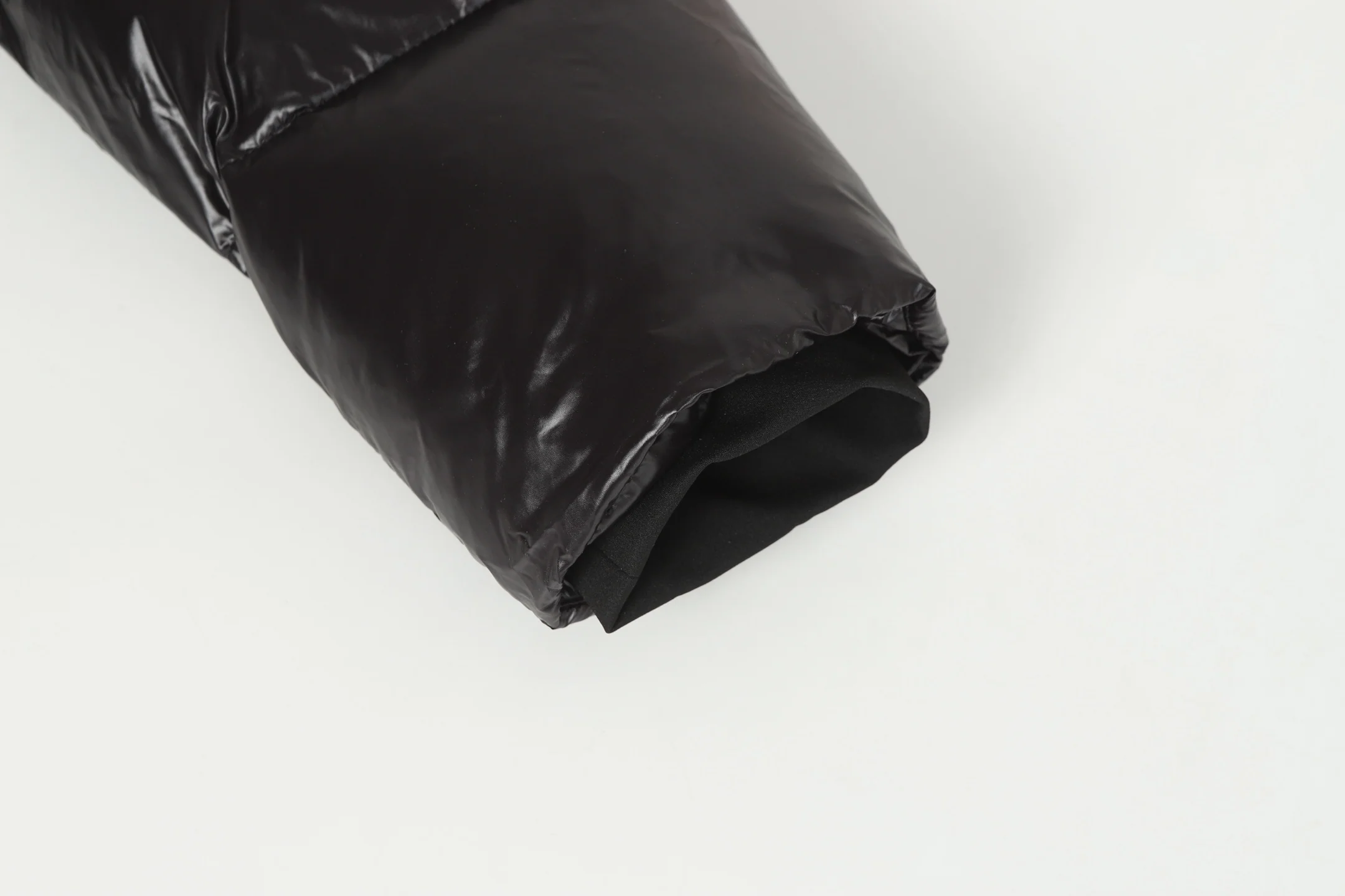 Web stand collar down jacket