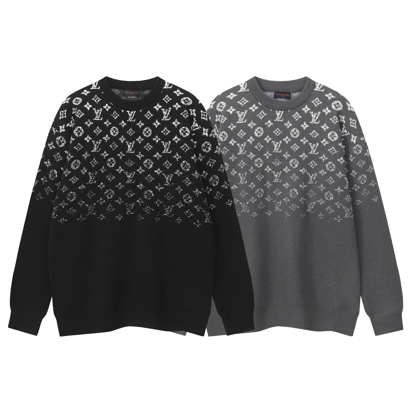 knitted jacquard cashmere sweater