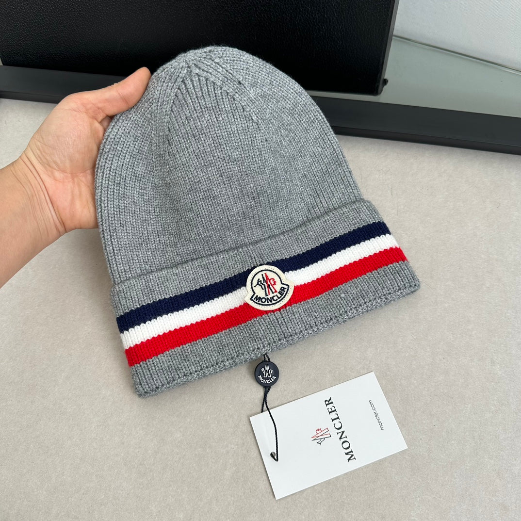 Stylish embroidered knitted hat