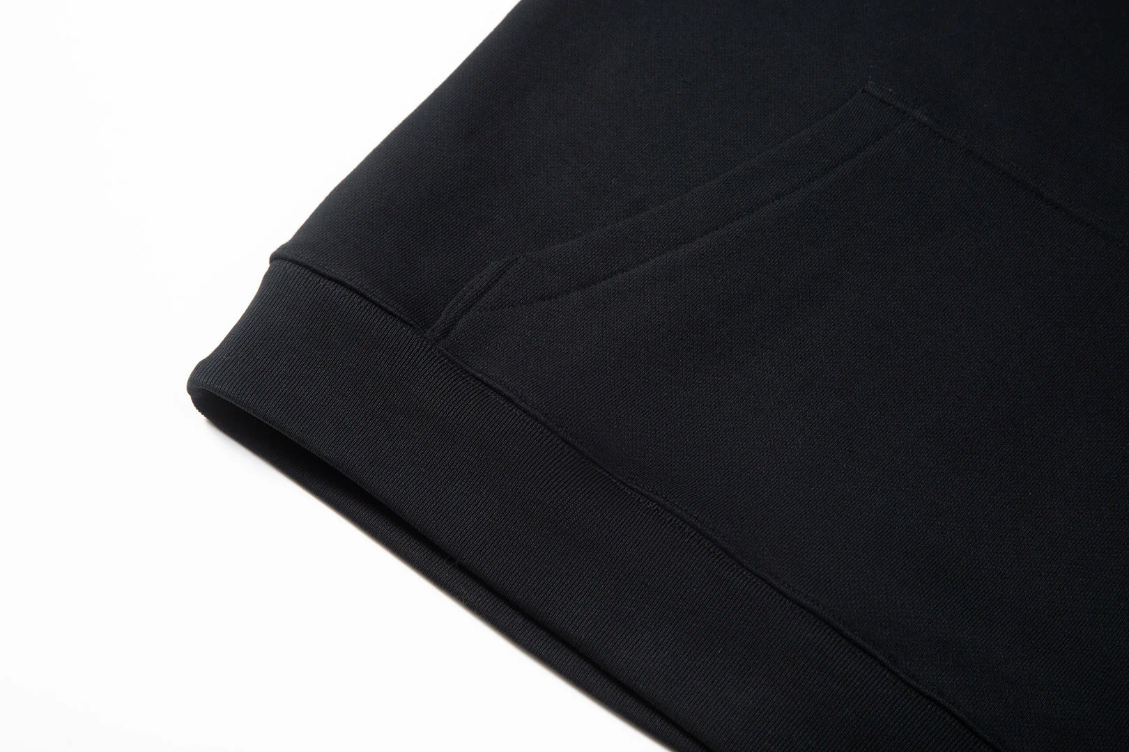 Logo Check Embroidered Cotton Hoodie