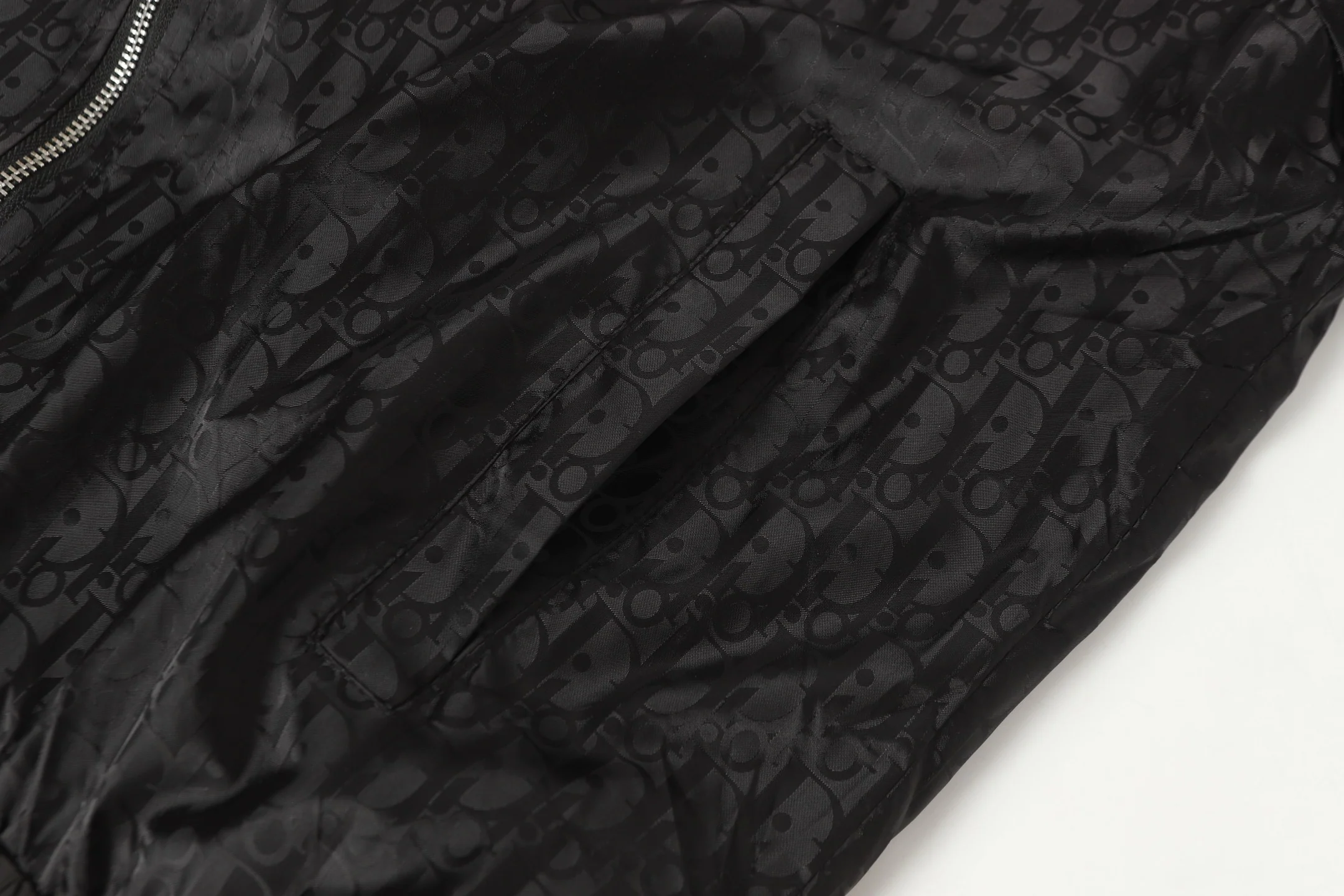 printed paneled hooded jacket