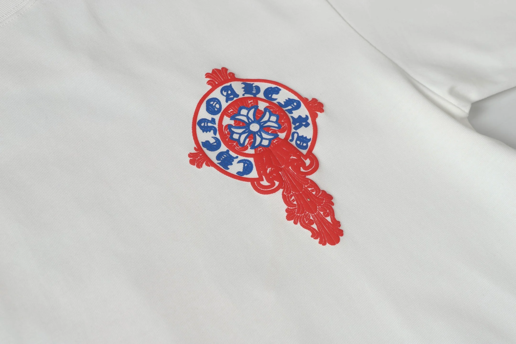 Bubble crew neck printed T-shirt