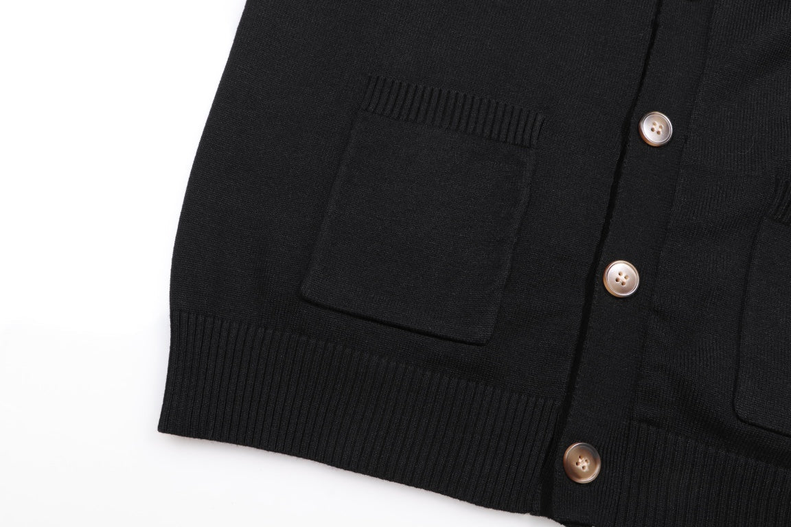 Knitted cashmere cardigan