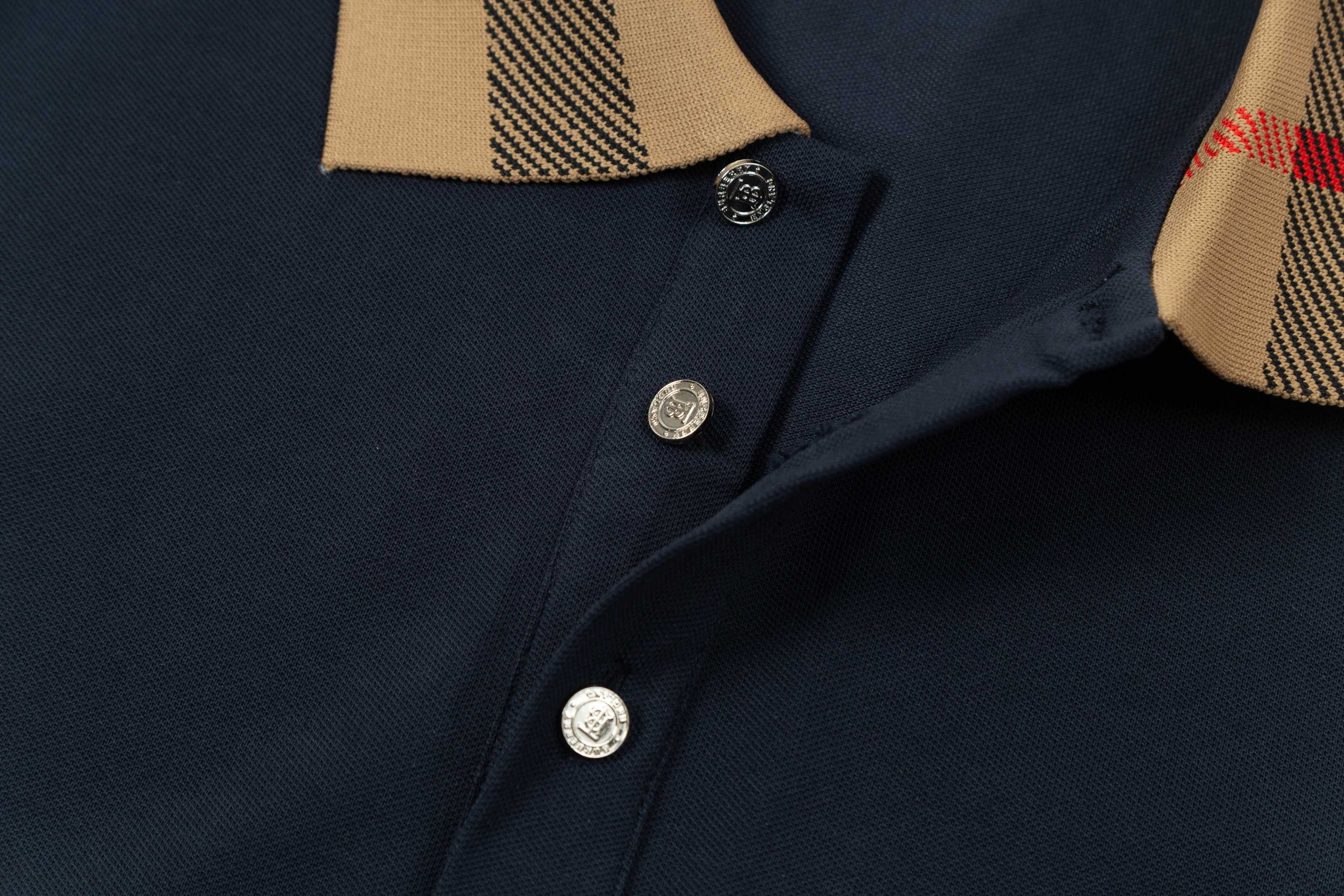 Lapel Cotton Polo Shirt