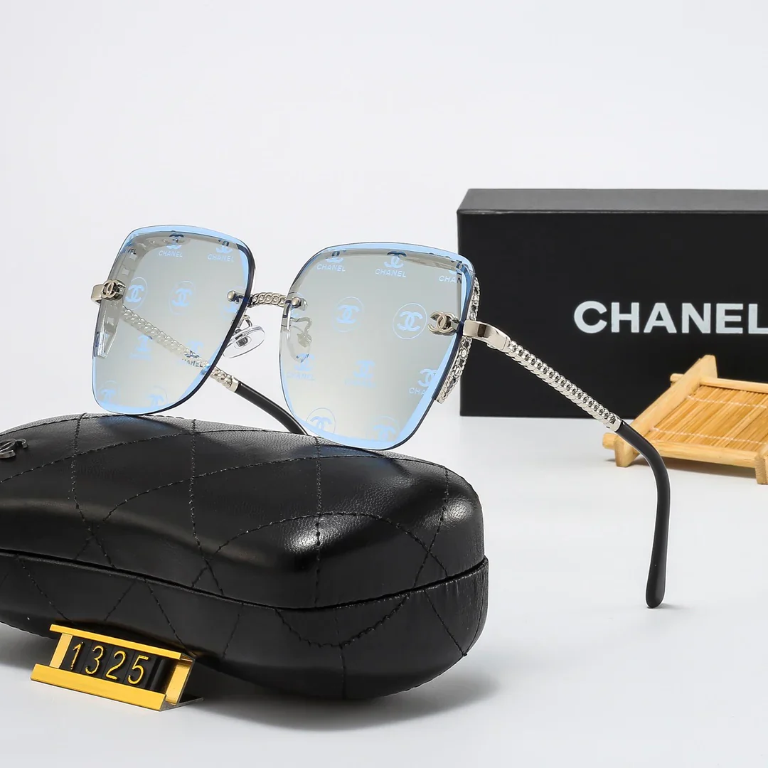 8 colors rimless thin lens metal sunglasses 1325