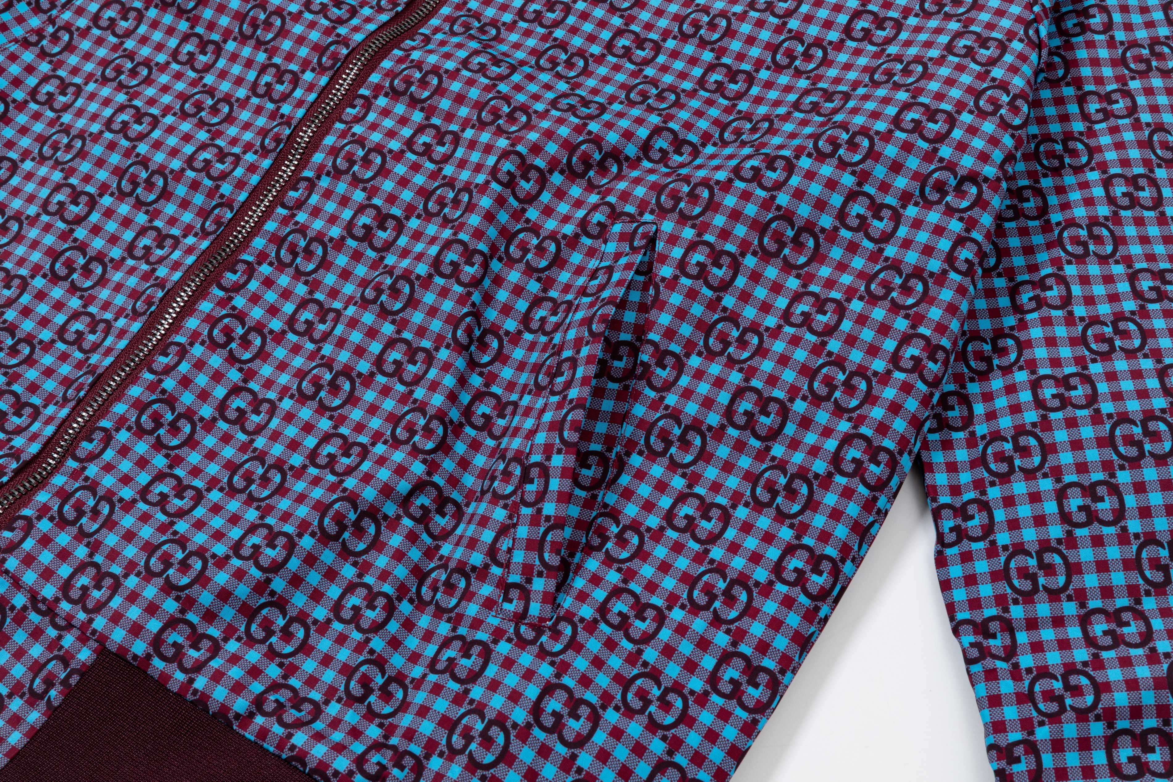 Satin jacquard baseball jacket