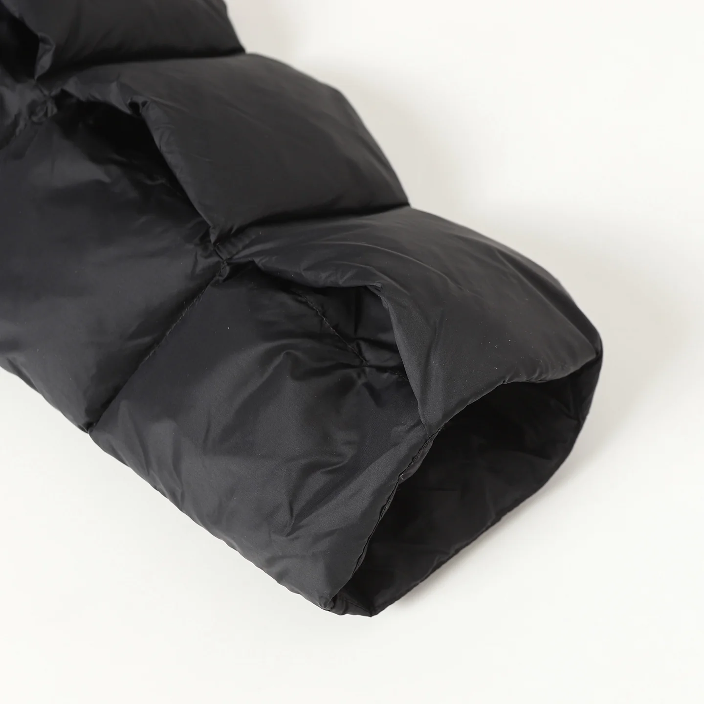 3D Quilted Zip-Up Down Jacket