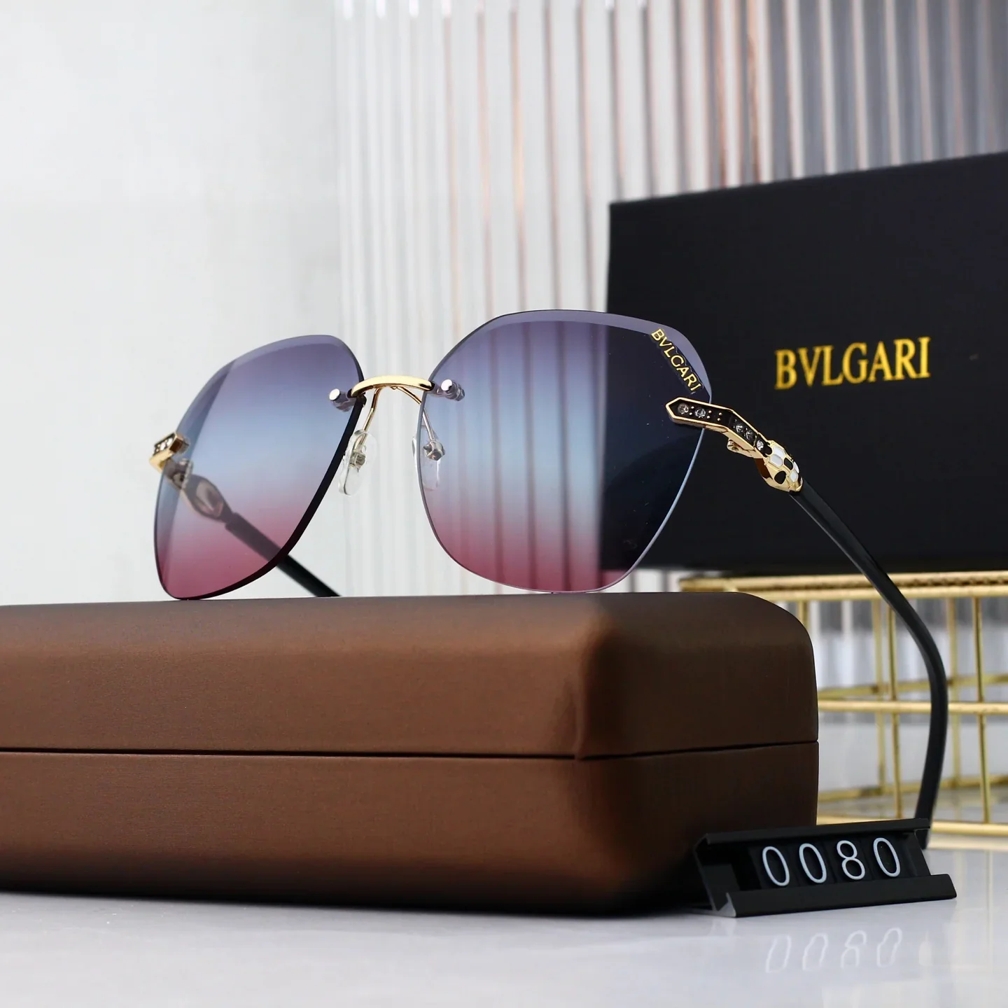 6 color sunglasses HD lenses Full frame design 0080