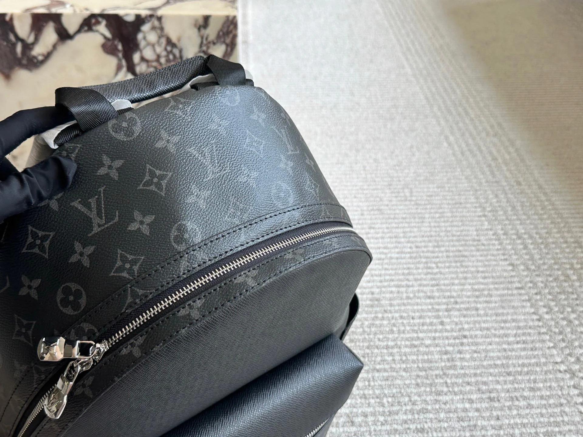 Leather Print Backpack