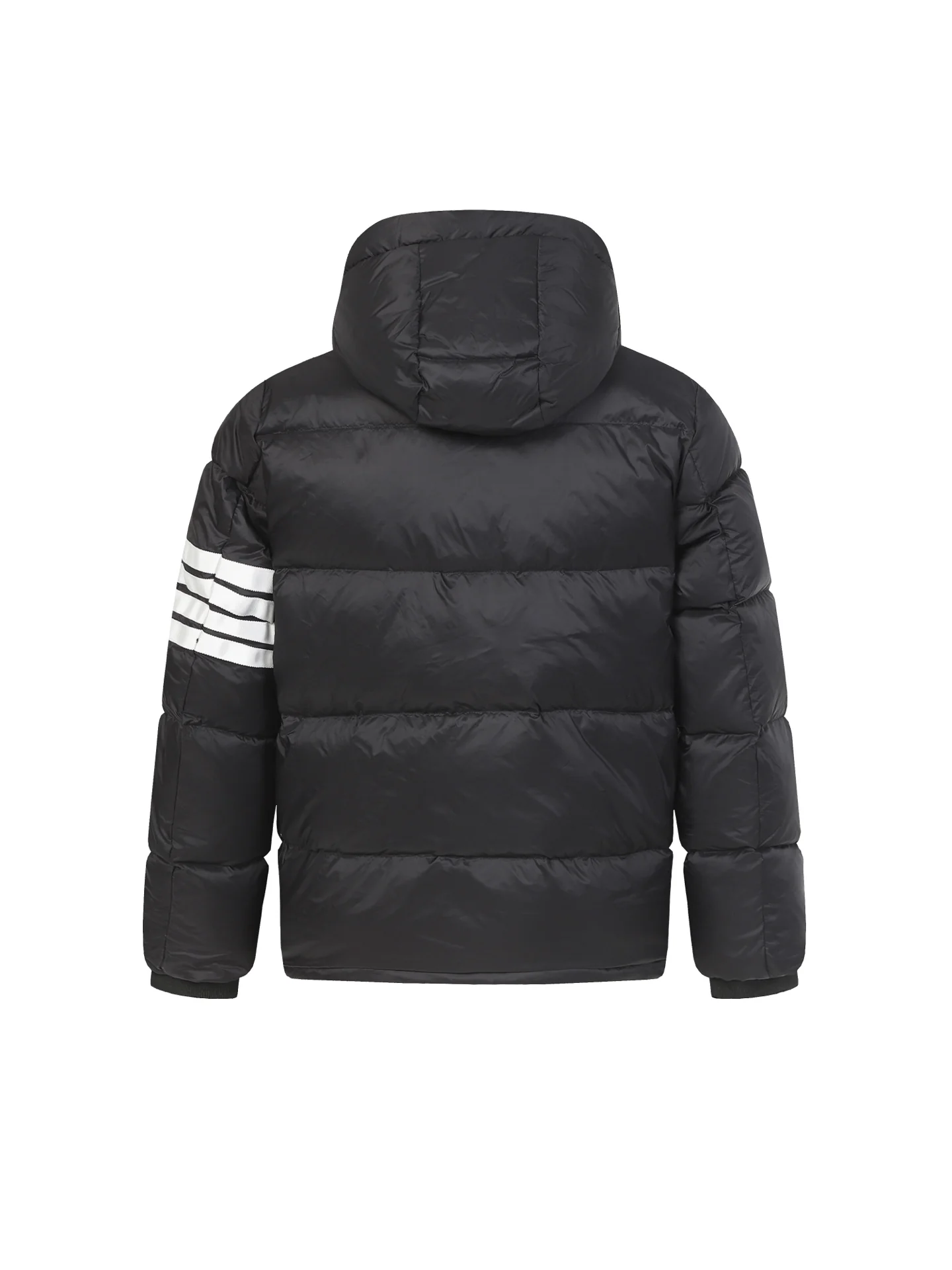 Web hooded down jacket