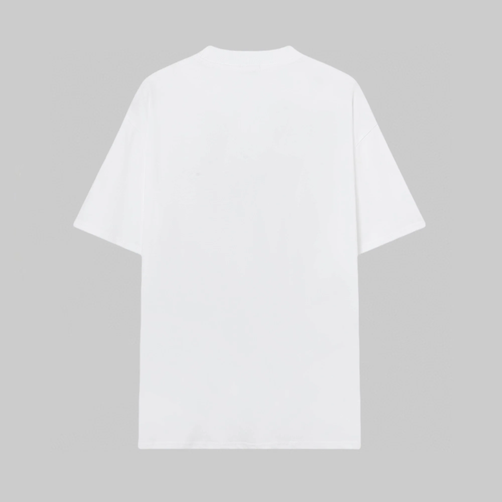 Fleece collar cotton T-shirt