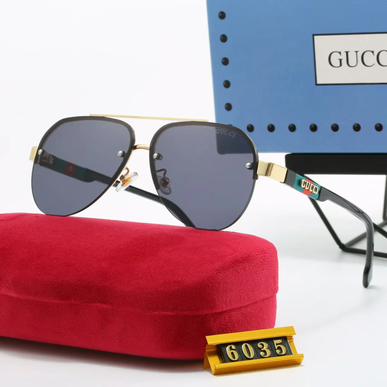 7 colors plain sunglasses 6035