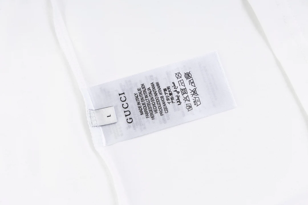 Printed crew neck cotton T-shirt