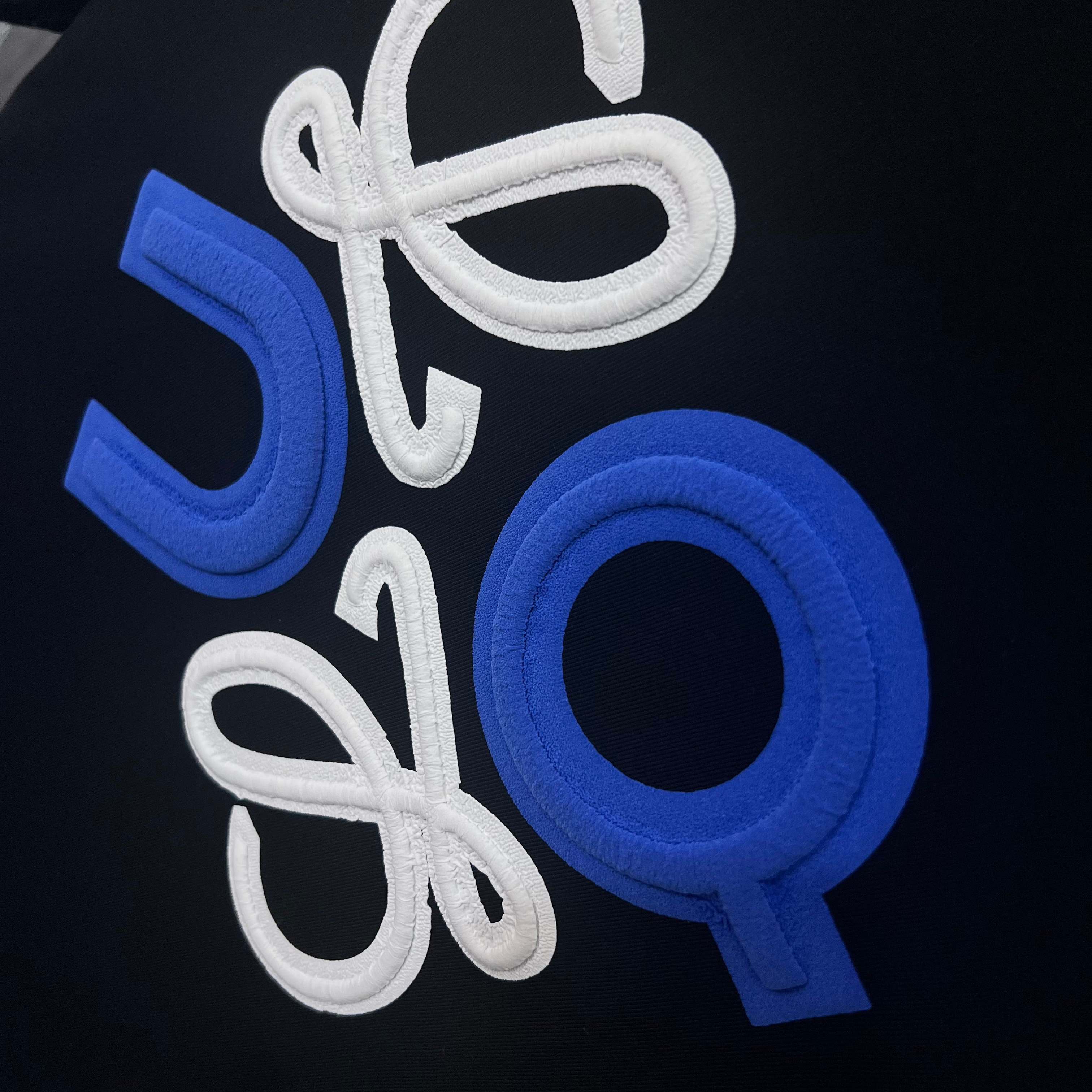 Embroidered printed cotton sweatshirt