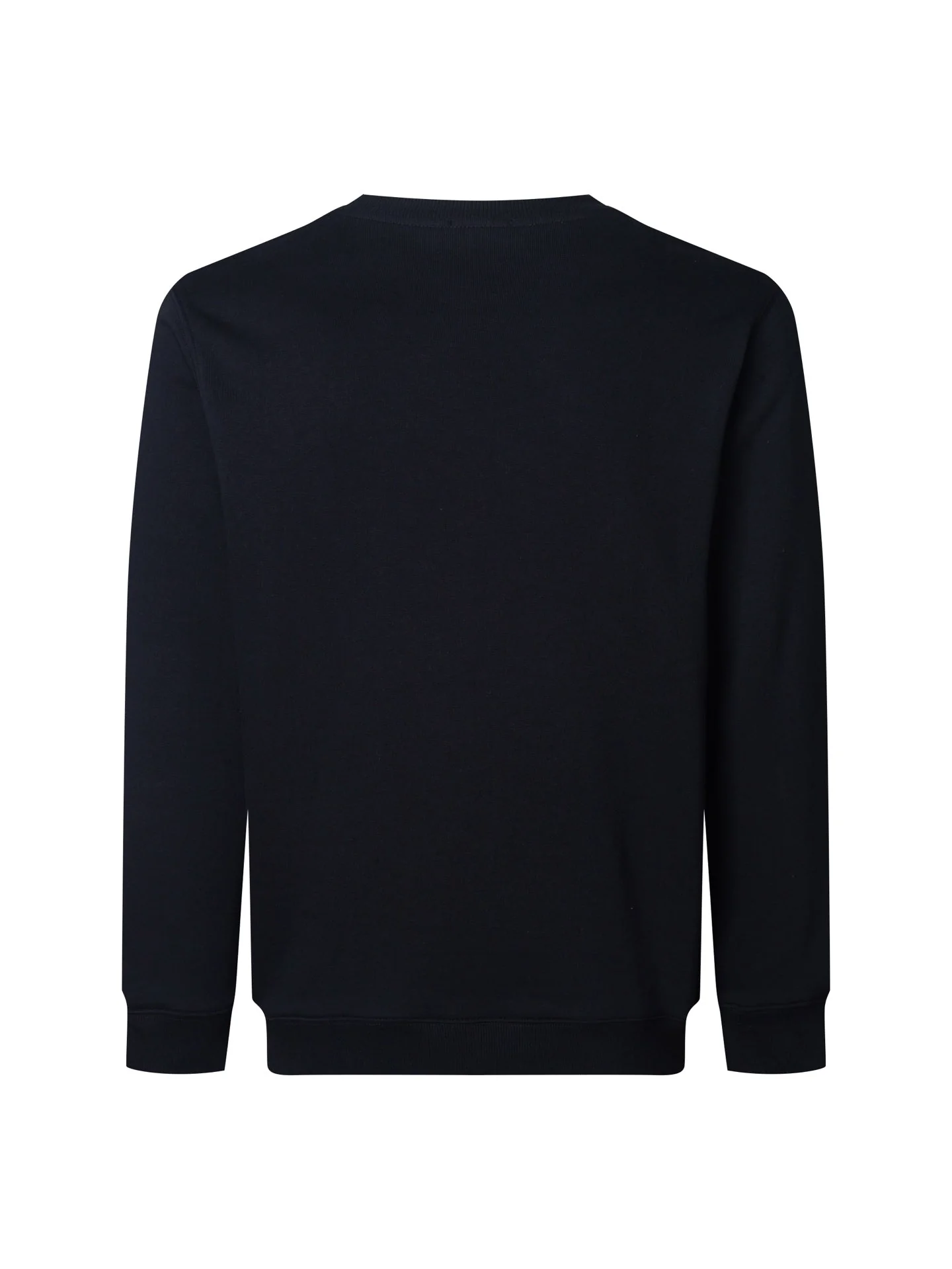 Embroidered crew neck cotton sweatshirt