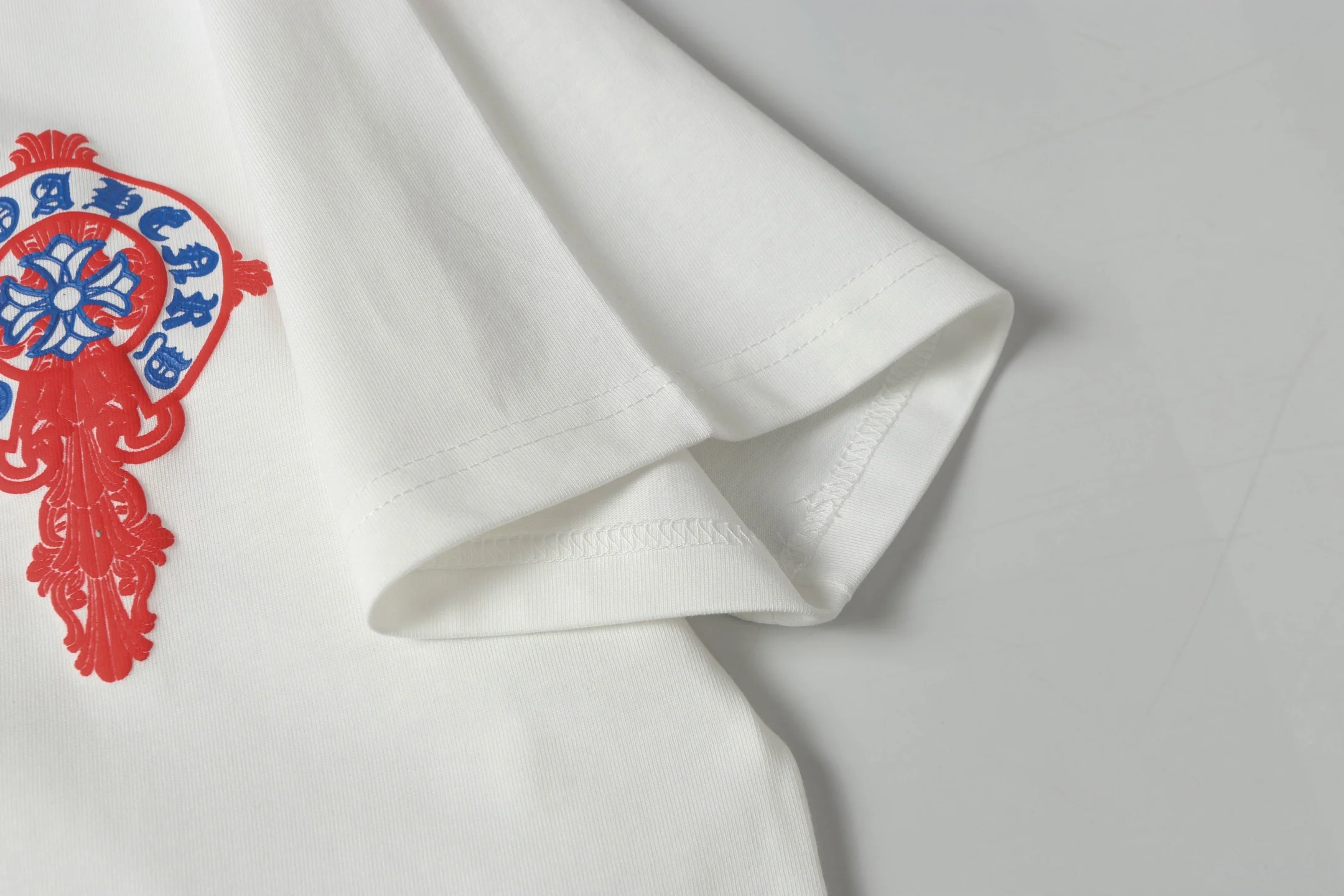 Bubble crew neck printed T-shirt