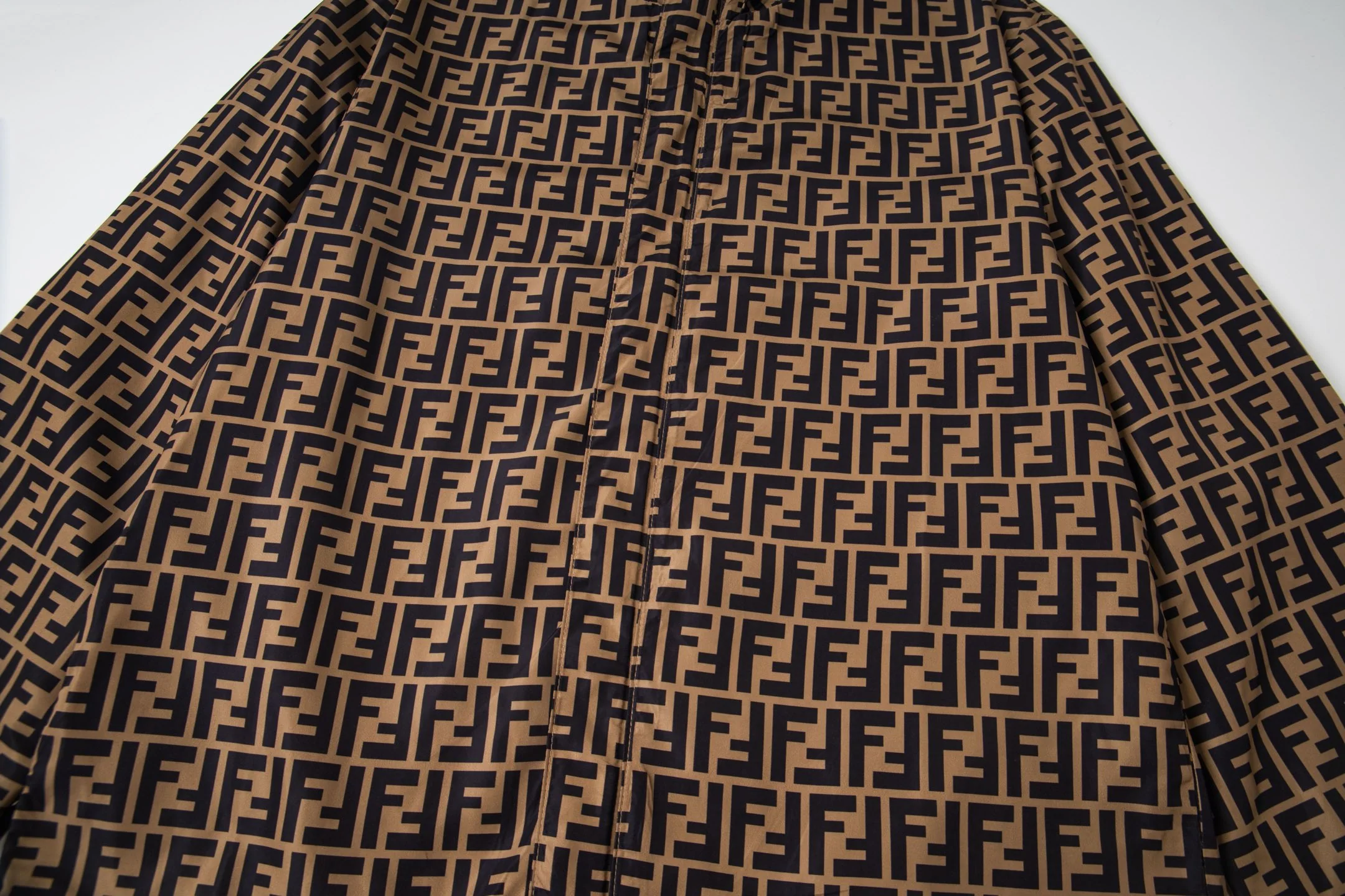 Double-faced silk jacquard jacket