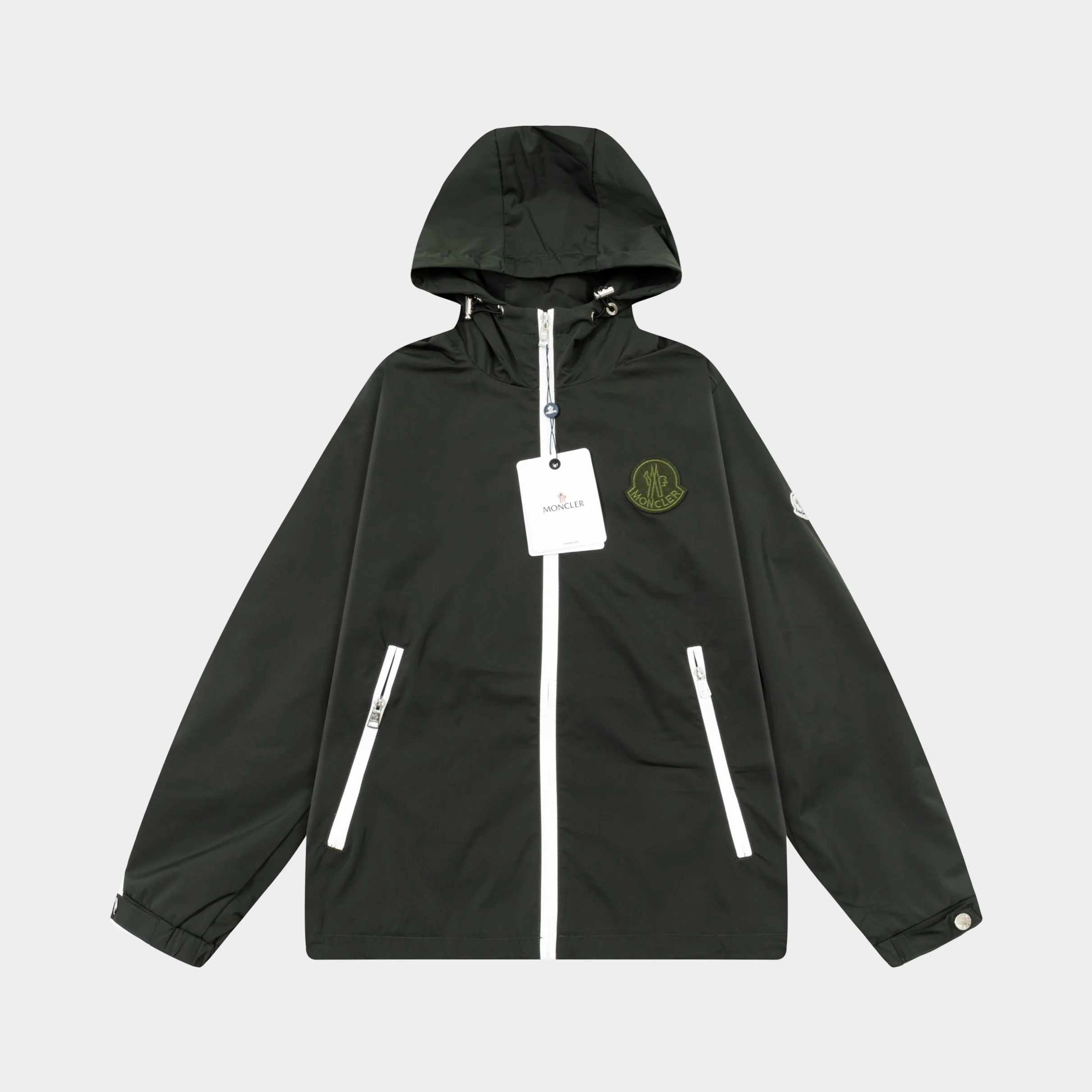 Nylon thin hooded jacket