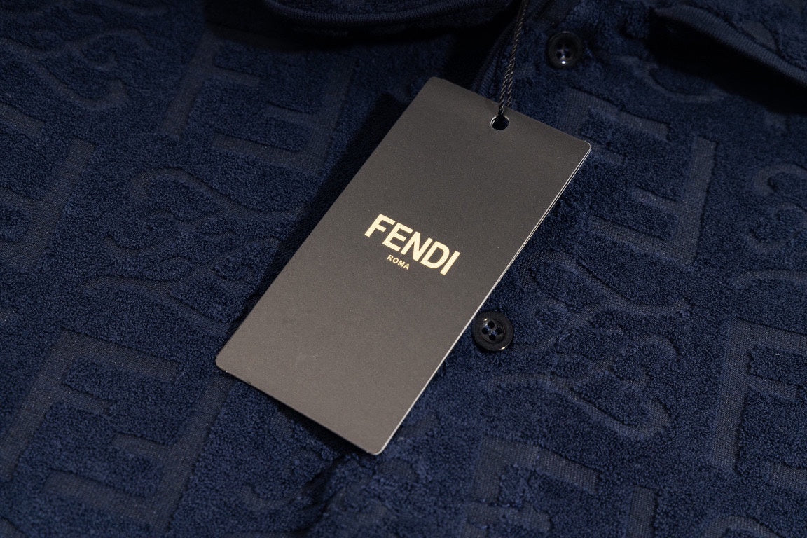 Jacquard-knit Polo sweater