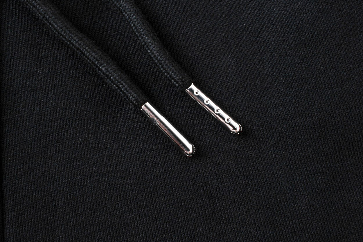 Embroidery drawstring casual trousers