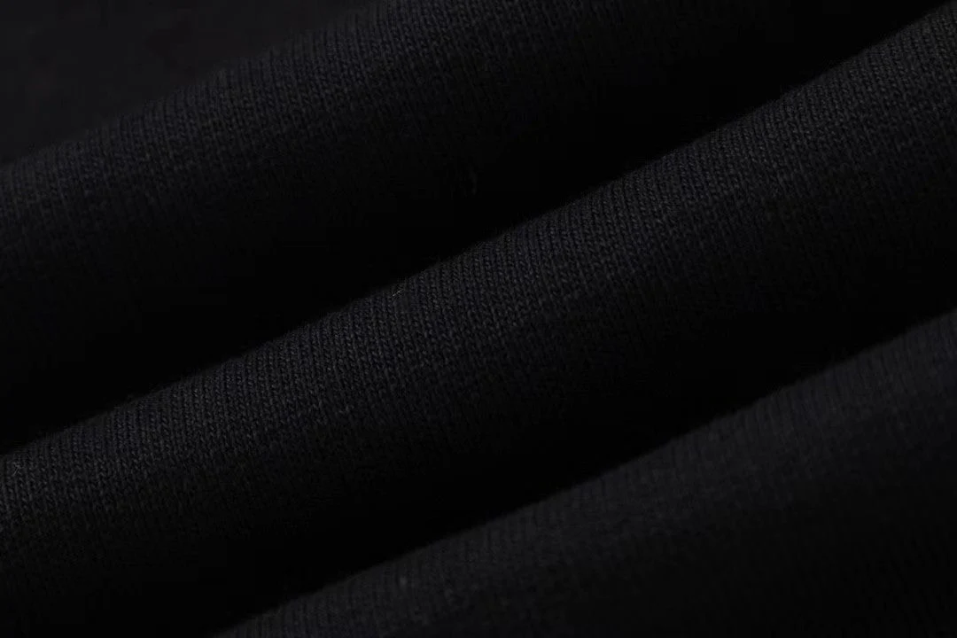 Embroidered drawstring casual trousers