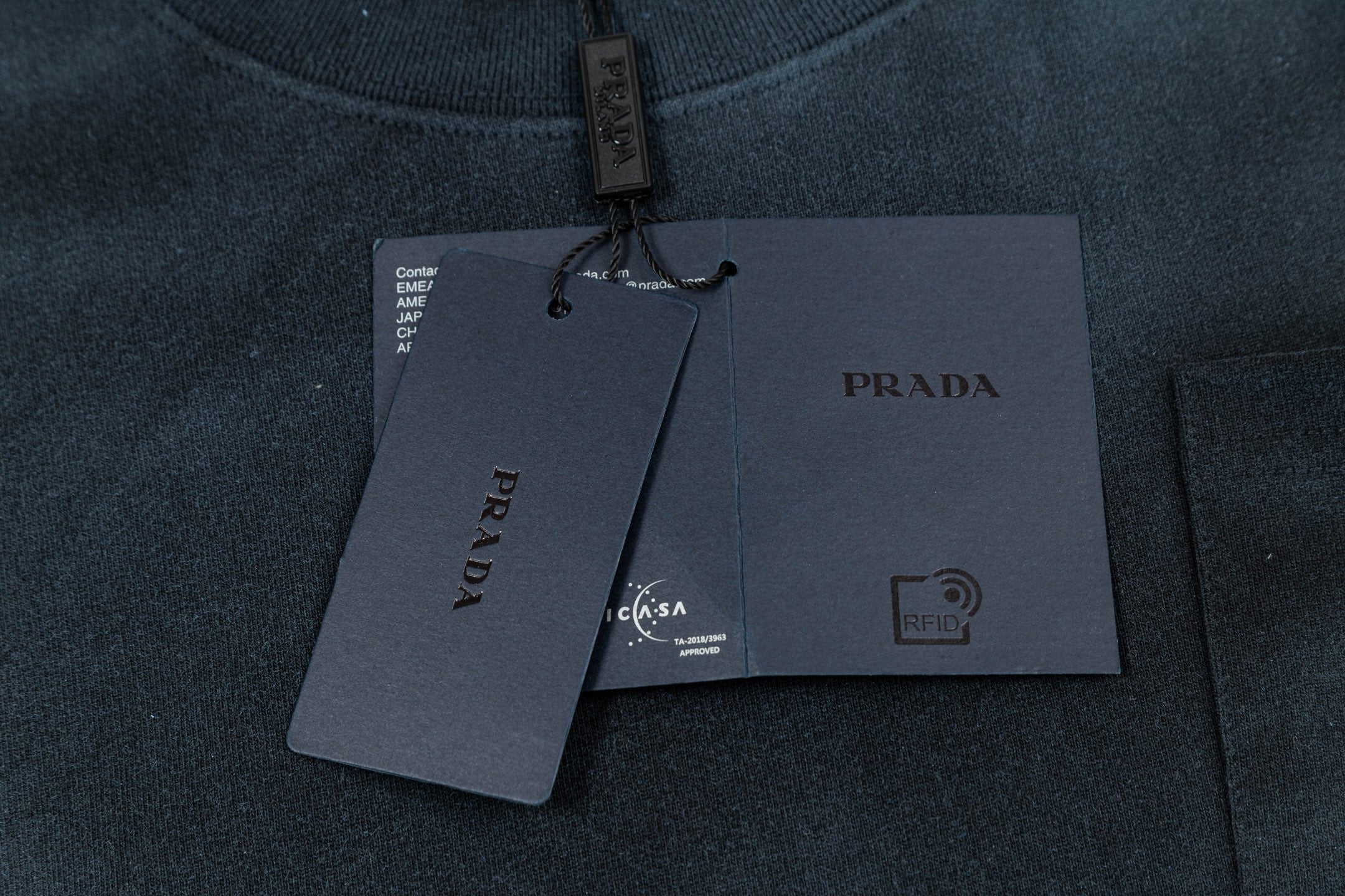 Gradient cotton T-shirt