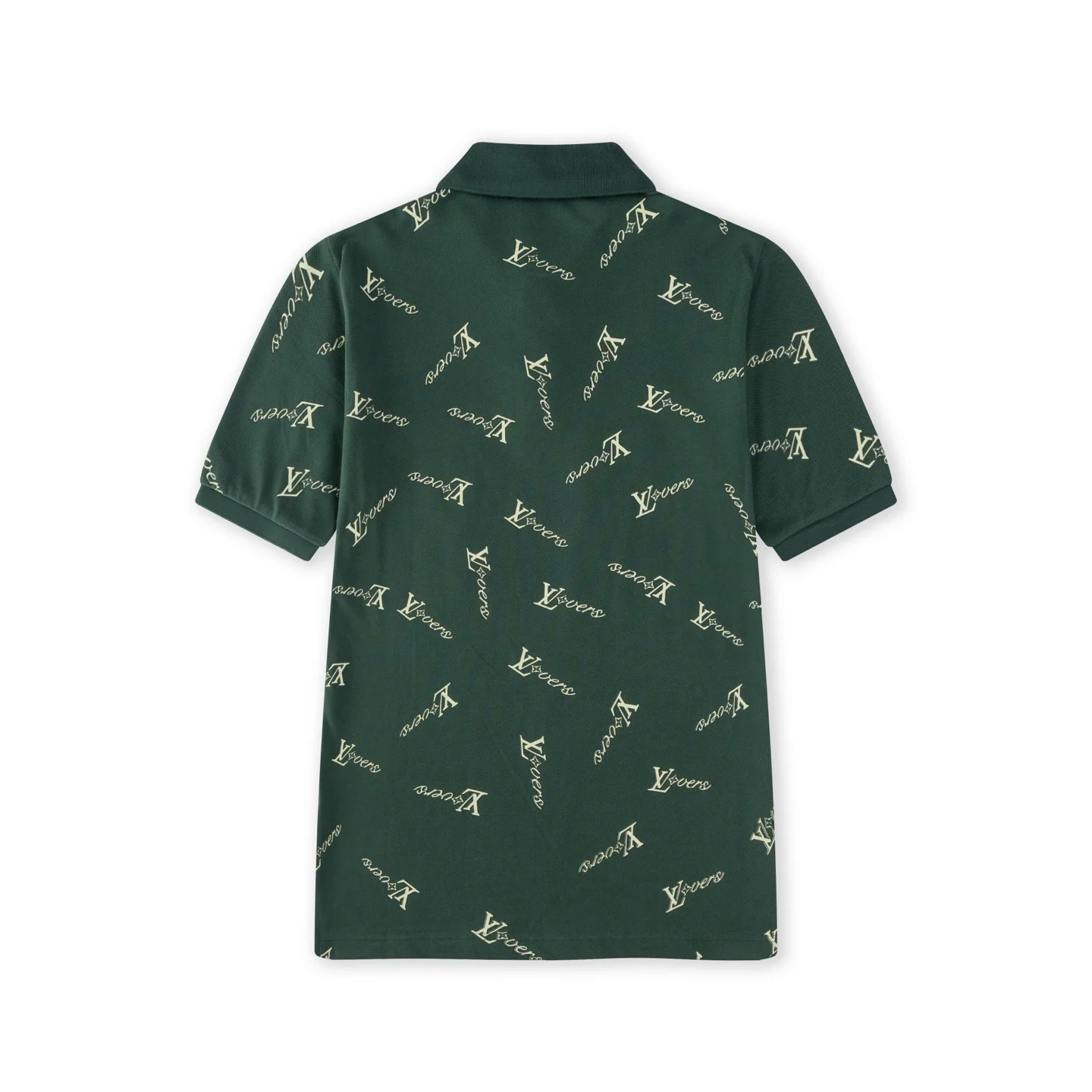 Irregular Print Polo Shirt