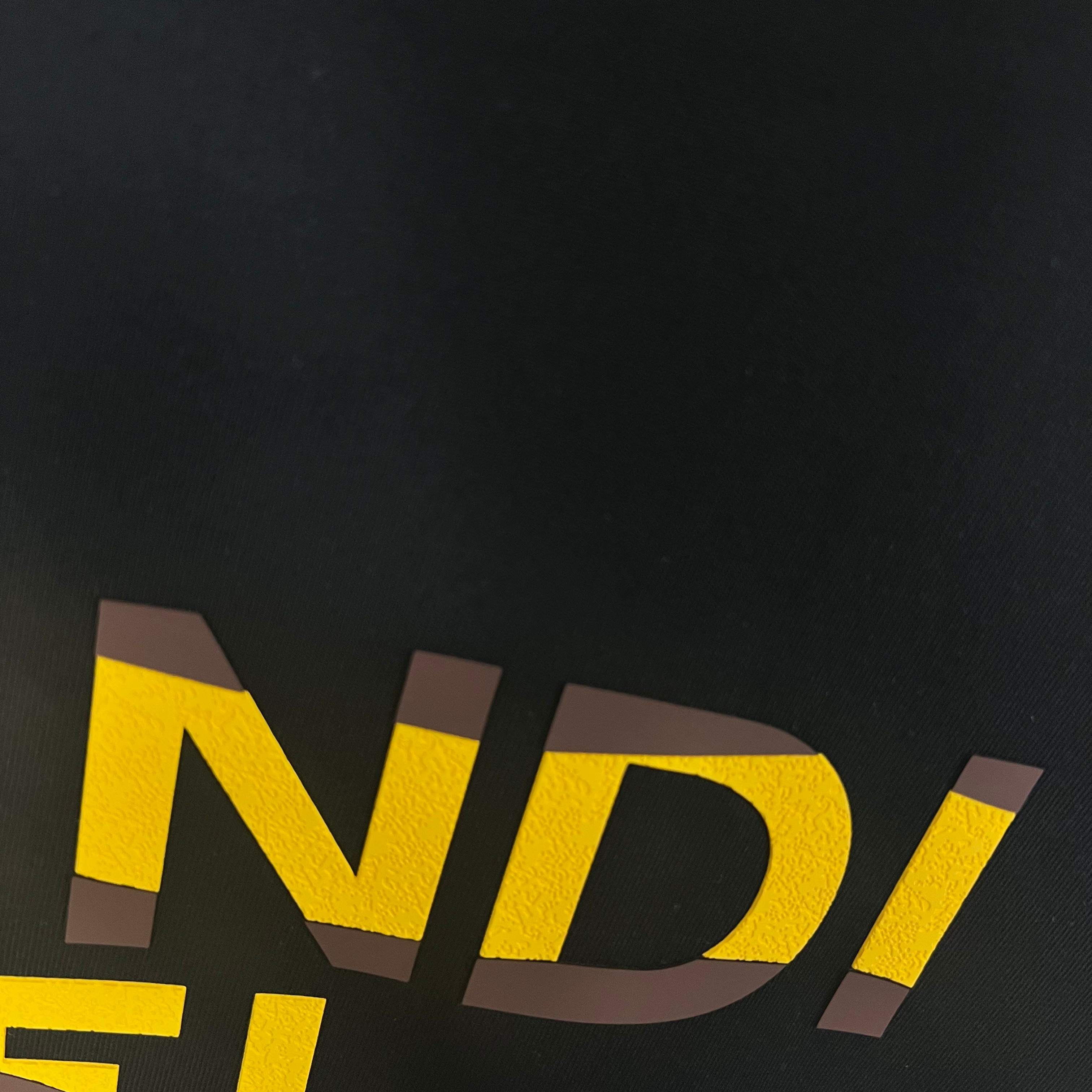 3D Cracked Letters Sweatshirt