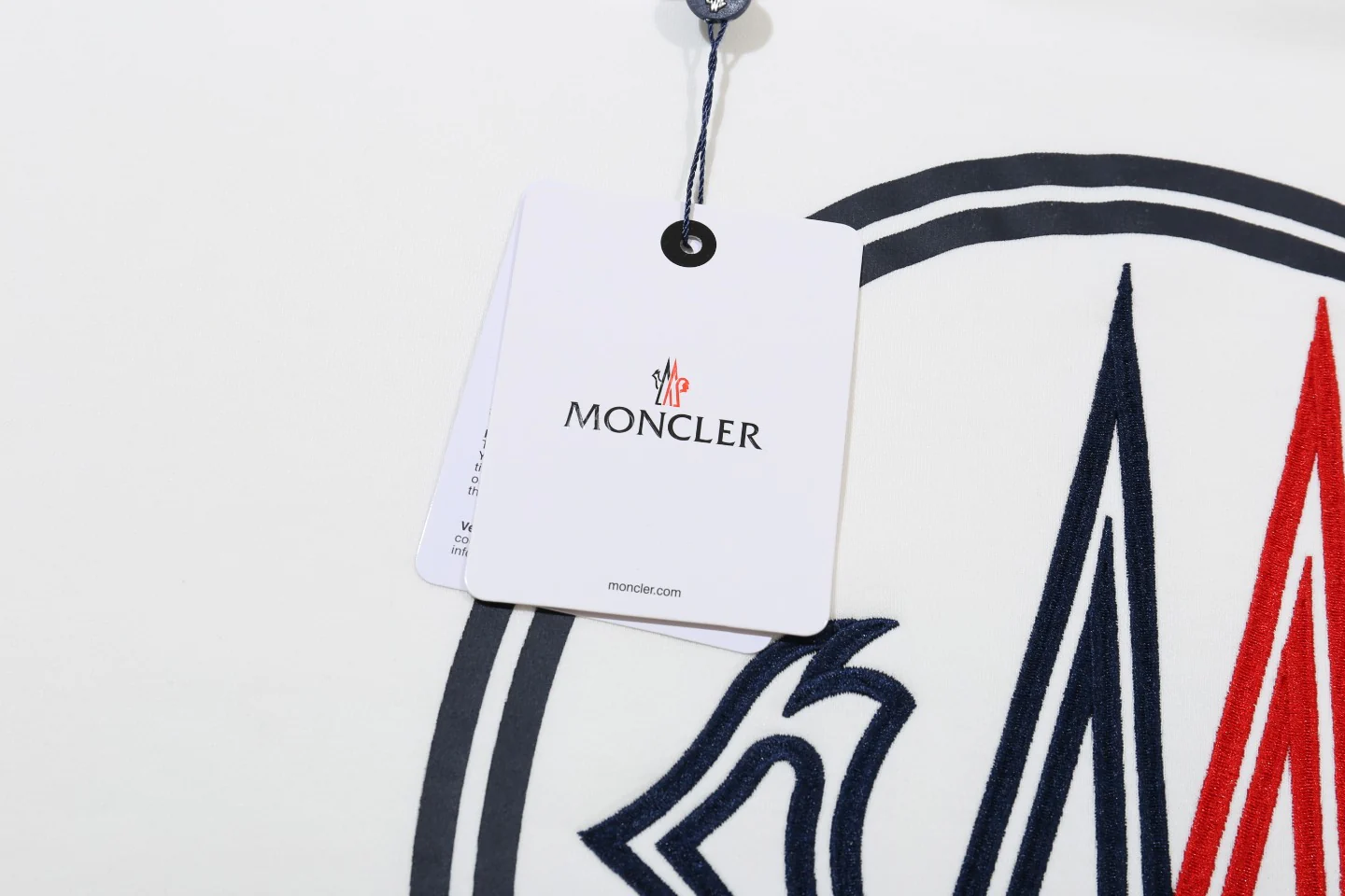 Embroidered printed cotton sweatshirt